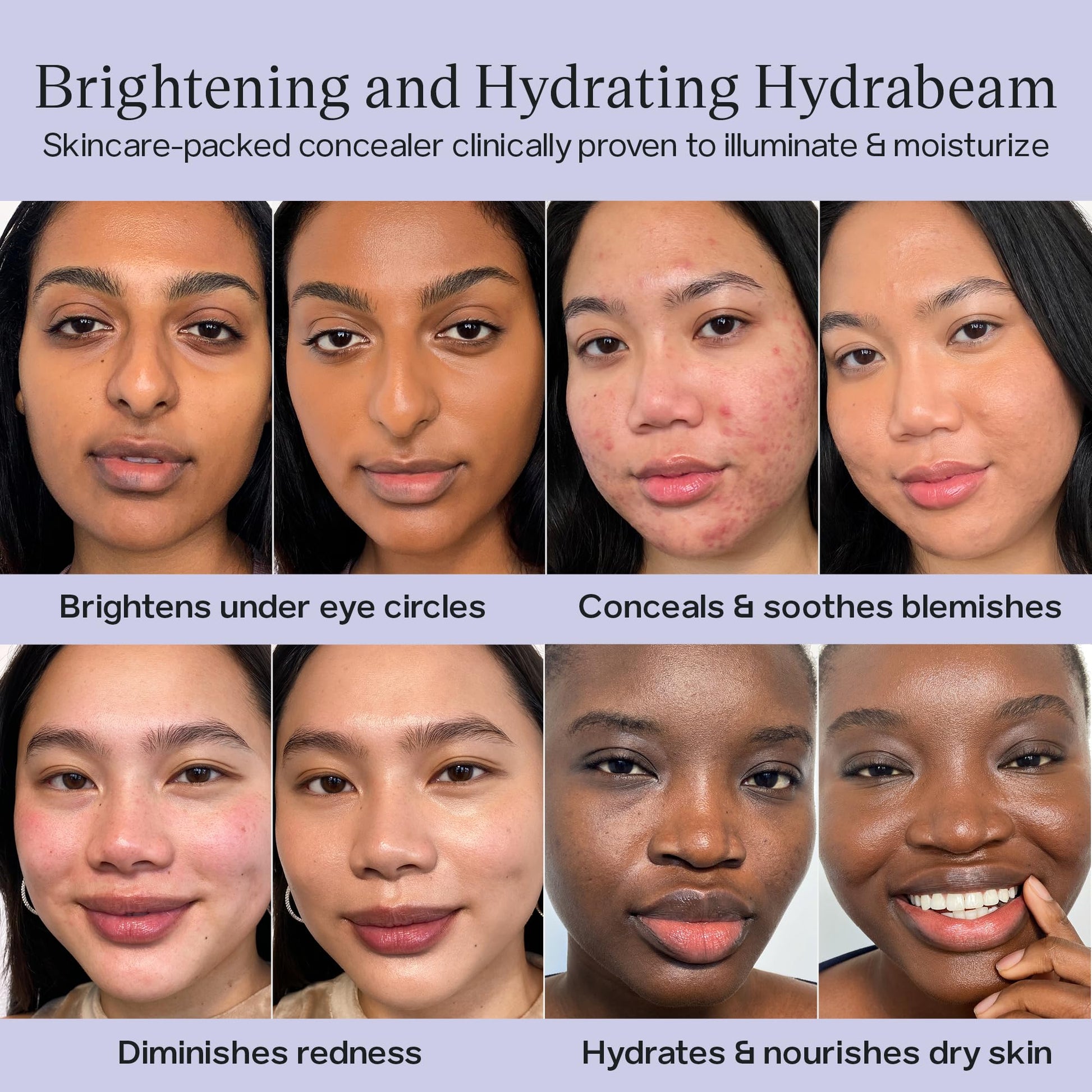 Saie Hydrabeam Under Eye Brightener - Sheer + Hydrating Concealer with Glycerin, Squalane + Cucumber Extract - Brightening Under Eye Concealer + Corrector for Even, Glowing Skin - Shade 6 (0.2 oz) Saie Au supplements