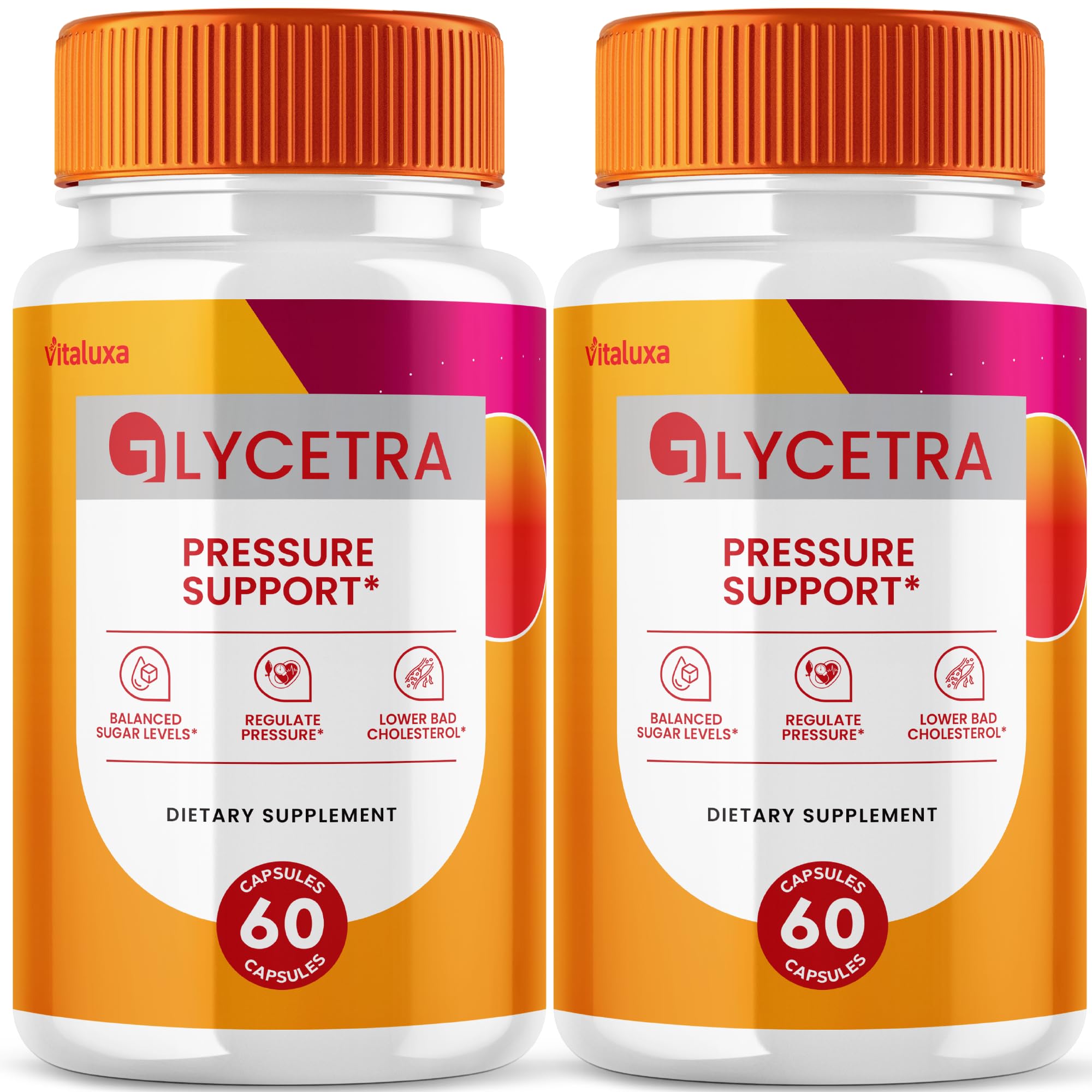 (2 Pack) Glycetra Capsules, Glycetra Blood Support Supplement Advanced Formula Premium Blend All Natural Balance Flow, Glicetra Pills Maximum Strength Glycogen Support Health Wellness Review (120 Ct) Vitaluxa Au supplements