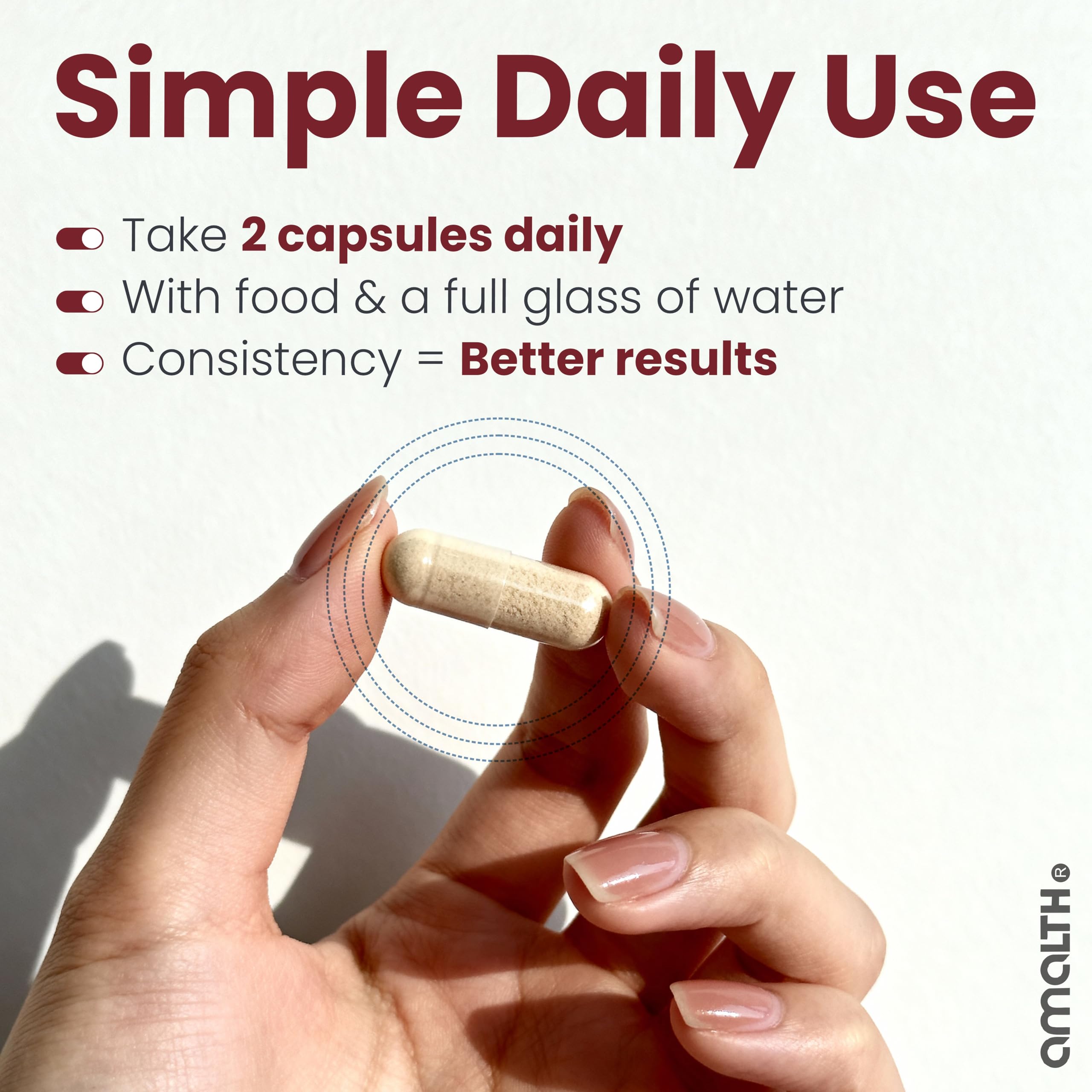 Amalth Aguaje Curves Capsule for Women 1000 mg- Extra Strength from Peru Natural Supplements- 120 Capsules Non- GMO Premium Quality Pills AMALTH Au supplements