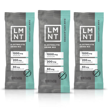 LMNT Zero-Sugar Electrolytes - Raw Unflavored Salt - Hydration Powder Packets Drink LMNT Au supplements