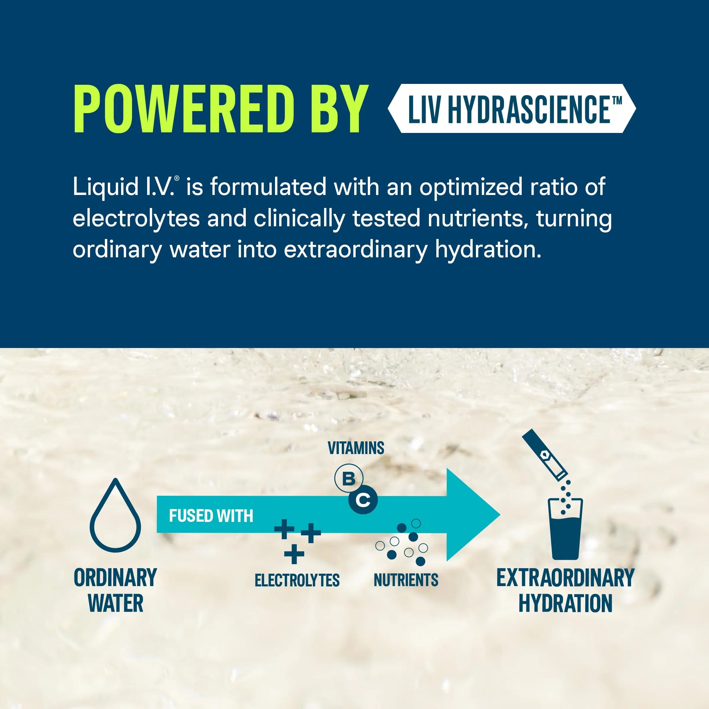 Liquid I.V.® Hydration Multiplier - Lemon Lime | Electrolyte Powder Drink Mix | 1 Pack (16 Servings) Liquid I.V. Au supplements