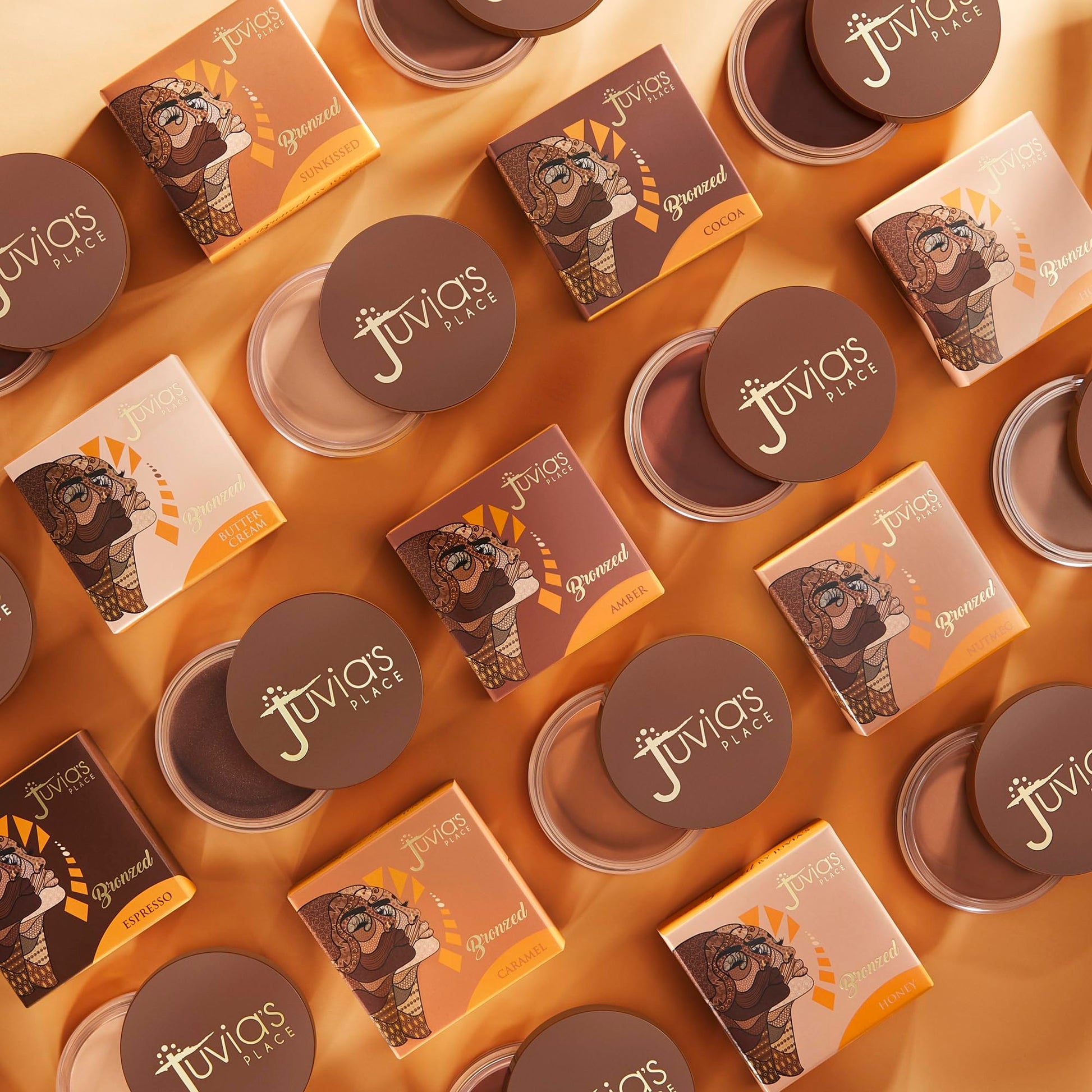 Juvia's Place Bronzed Cream Bronzer - Buttercream - Smooth Cream Bronzer Pot for Sun-Kissed Glow & Warmth, Buildable & Blendable Makeup Contour with Long-Lasting Matte Shimmer Finish, Highly Pigmented Juvia's Place Au supplements