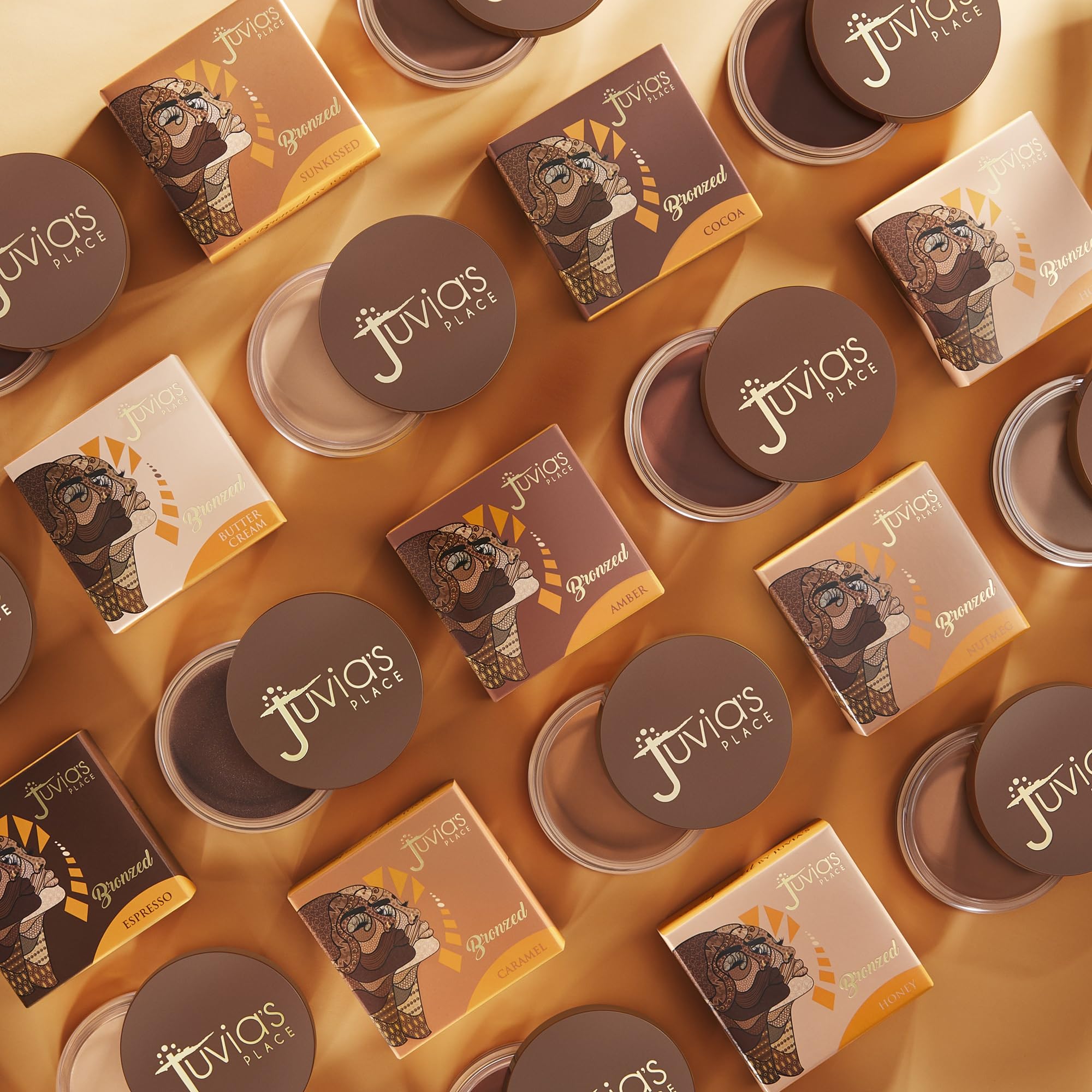 Juvia's Place Bronzed Cream Bronzer - Buttercream - Smooth Cream Bronzer Pot for Sun-Kissed Glow & Warmth, Buildable & Blendable Makeup Contour with Long-Lasting Matte Shimmer Finish, Highly Pigmented Juvia's Place Au supplements