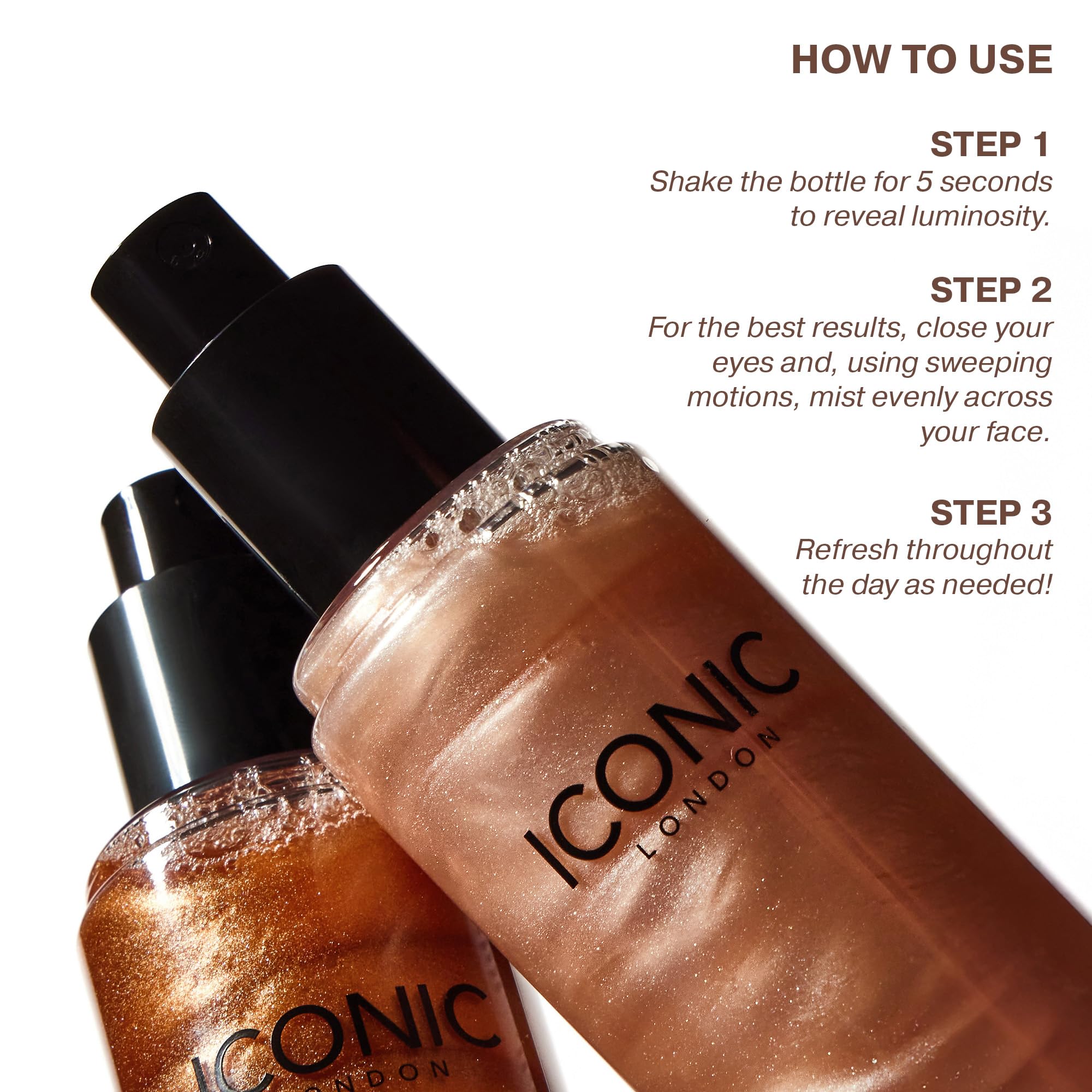 ICONIC LONDON Prep-Set-Glow | Hydrating + Setting + Glowing Spray, 3-in-1 Formula for a Dewy, Radiant Finish, Cruelty-Free, Vegan Makeup, 4.22 Fl oz ICONIC LONDON Au supplements