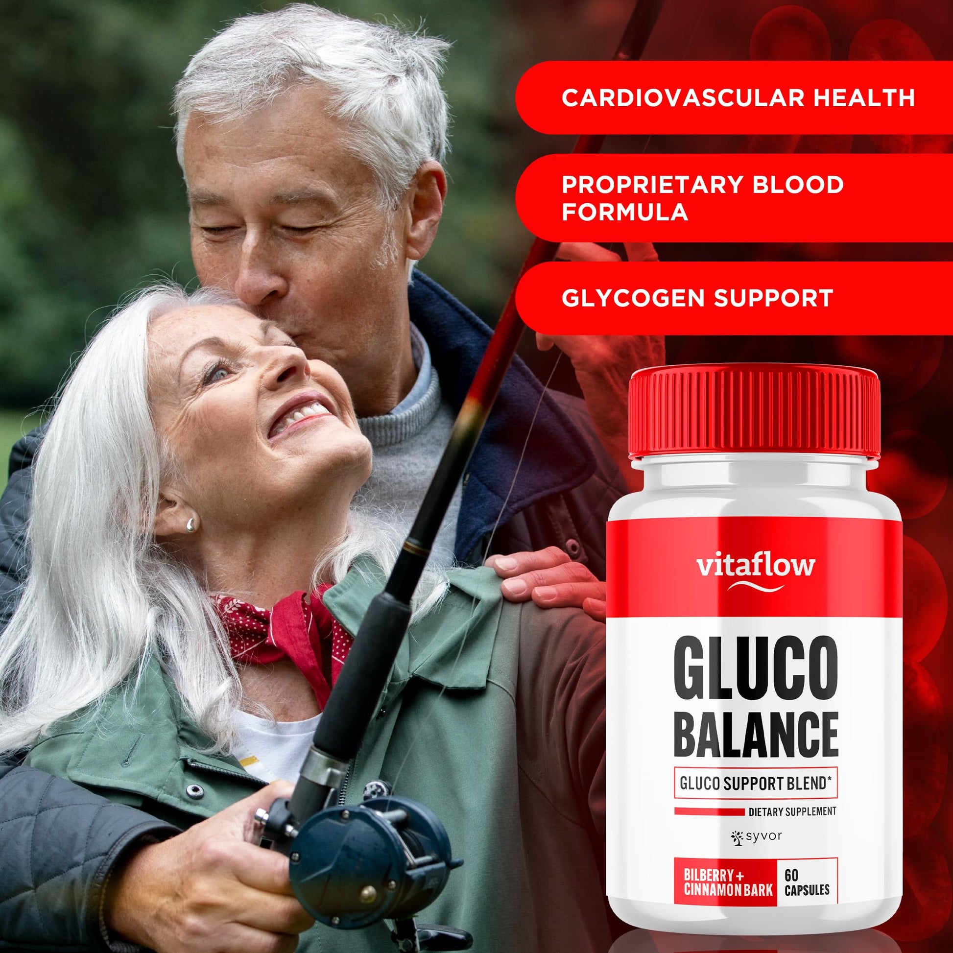 (3 Pack) Vitaflow Balance Support Supplement Capsules, Official VitaFlow Support Supplements Pills with All Natural Premium Ingredients, Vita Flow Advanced Glyco Balance for Men & Women (180 Capsules) Syvor Au supplements