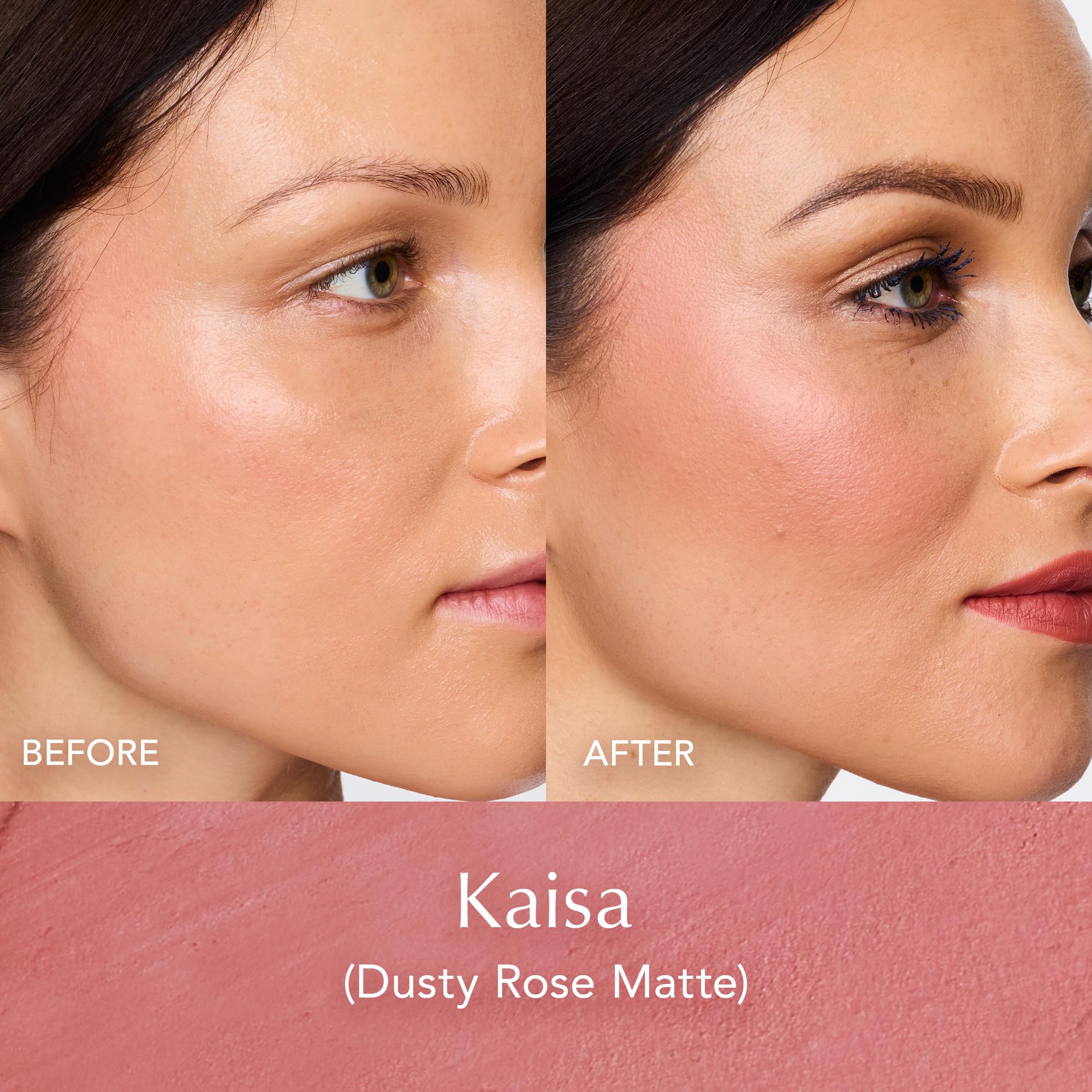 Thrive Causemetics Triple Threat Color Stick: Cream Blush Stick with Vitamin E, Evening Primrose Oil, Waterproof Smudge Proof Face Makeup Formula, Kaisa (Dusty Rose Matte) Thrive Causemetics Au supplements