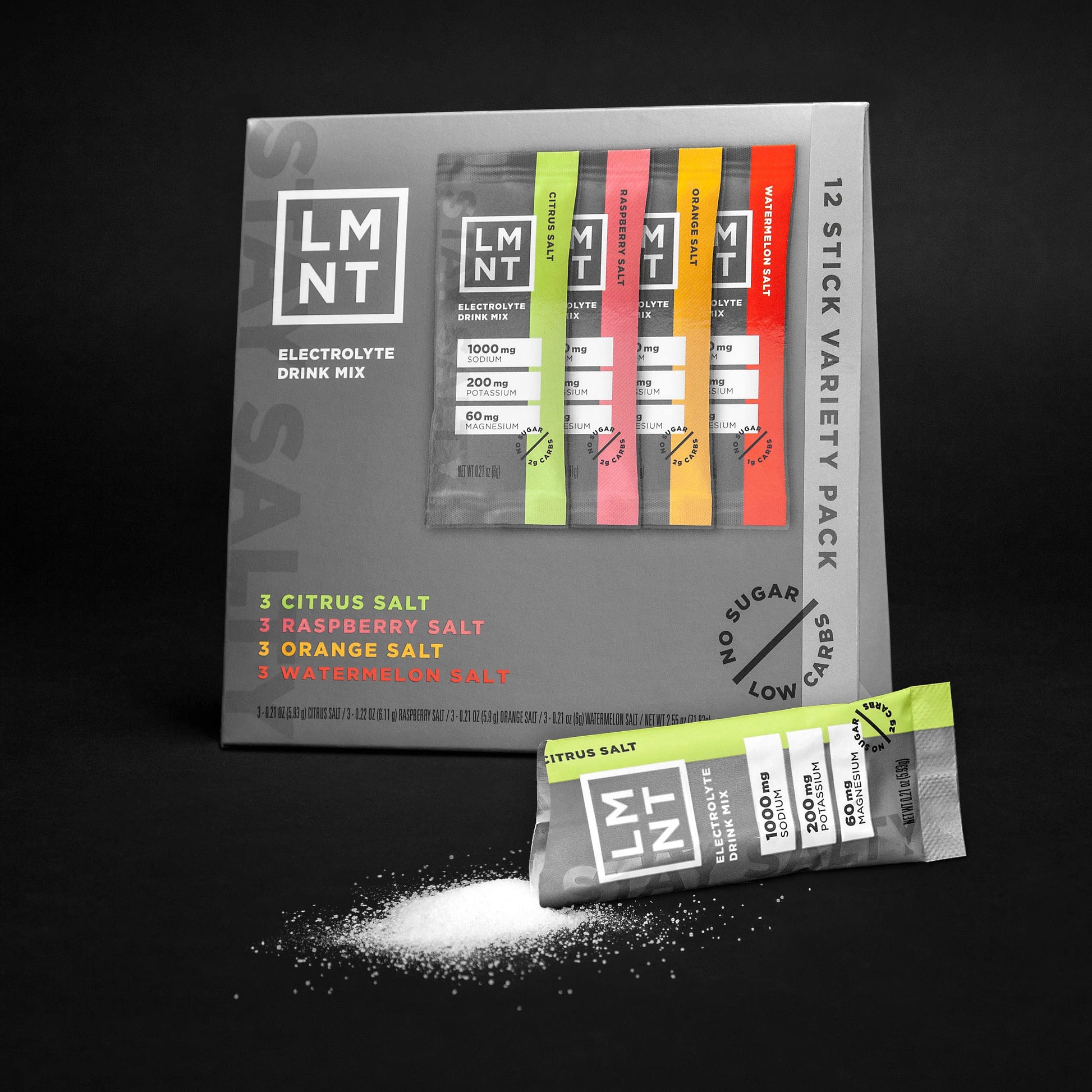 LMNT Zero-Sugar Electrolytes - Variety Pack Bundle - Hydration Powder Packets Drink LMNT Au supplements