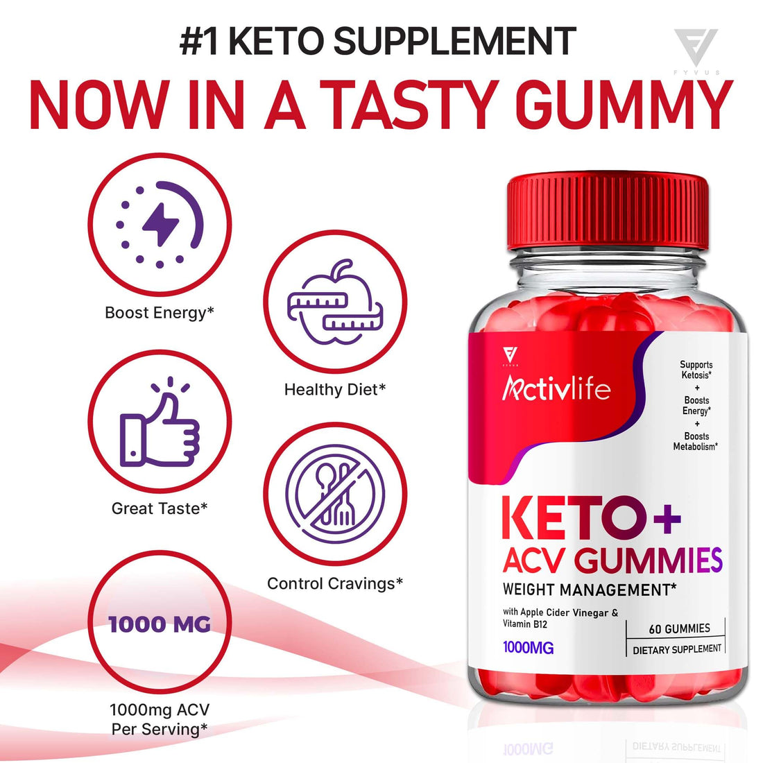 (2 Pack) Activlife Keto ACV Gummies Activelife Keto Advanced, Active Life Keto 