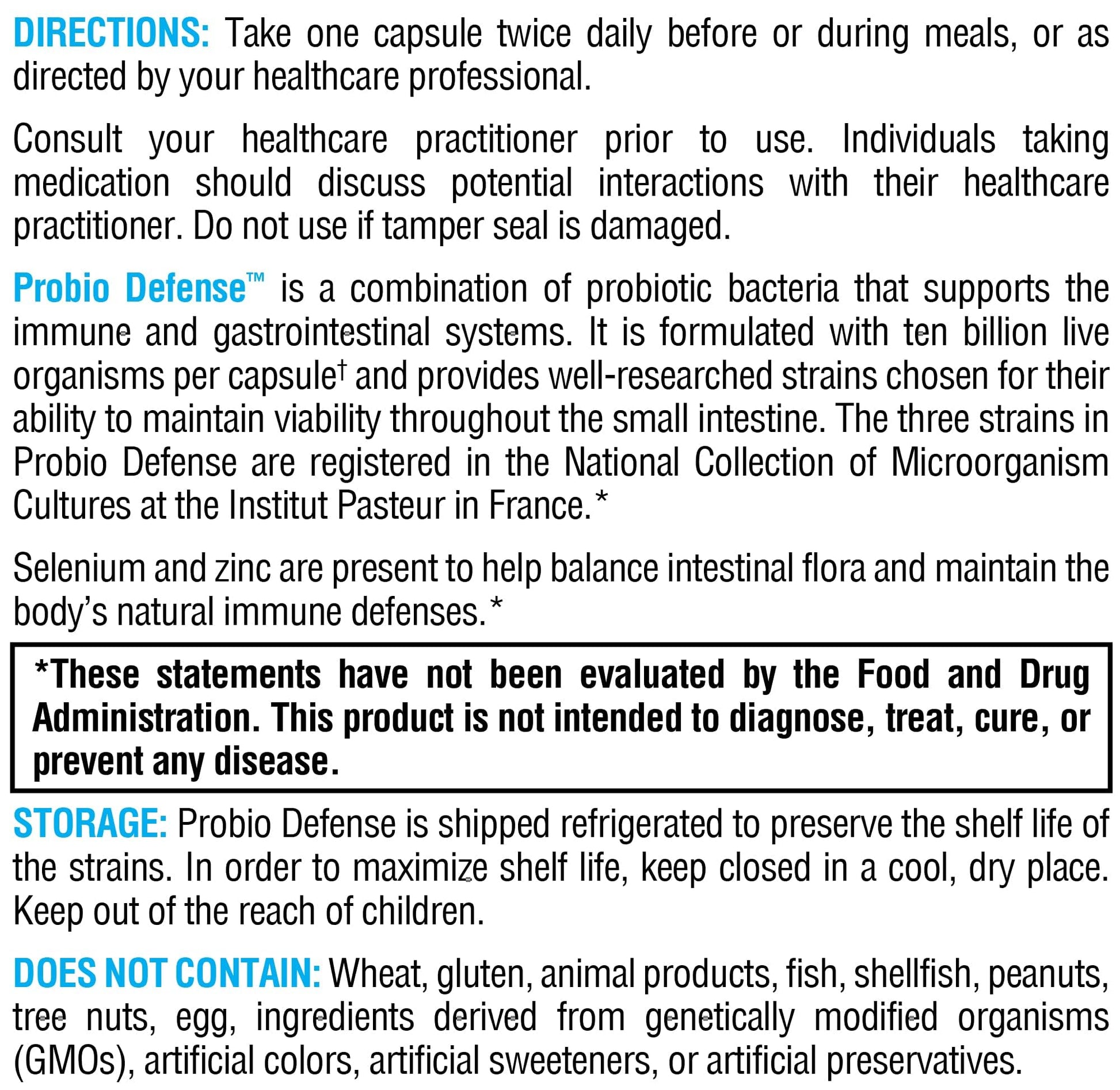 XYMOGEN Probio Defense - Daily Probiotic Blend for GI Balance Support - Immune & Gut Health Aid - 10 Billion CFU - Lactobacillus Rhamnosus, Zinc & Selenium - Gluten-Free & Non-GMO - 84 Capsules XYMOGEN Au supplements