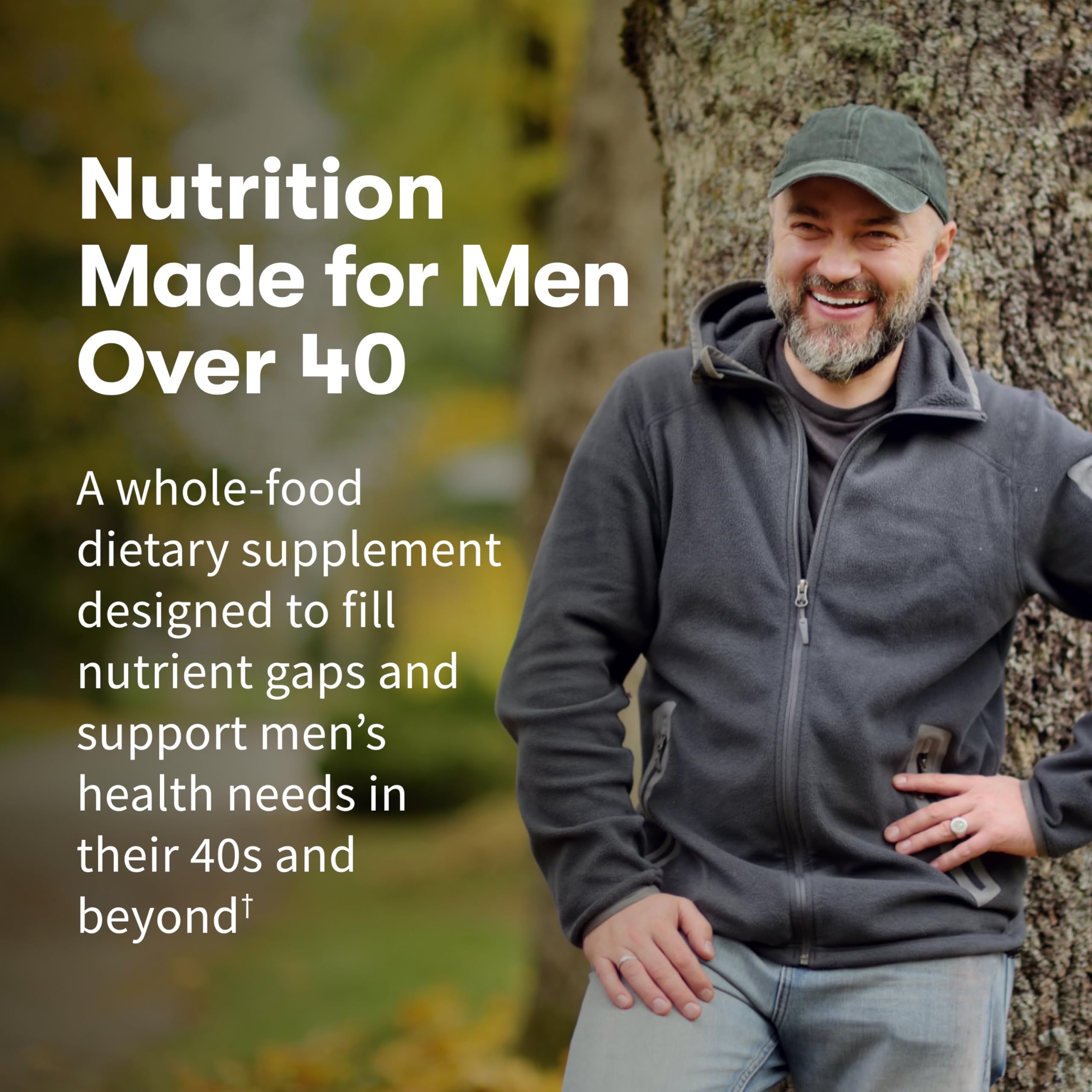 Garden of Life Organics Men's 40+ Multivitamin with Prostate Support, B12 & Vitamins – Vegan Daily Whole Food Multivitamin, Non-GMO, Certified Organic, 120 Tablets Garden of Life Au supplements