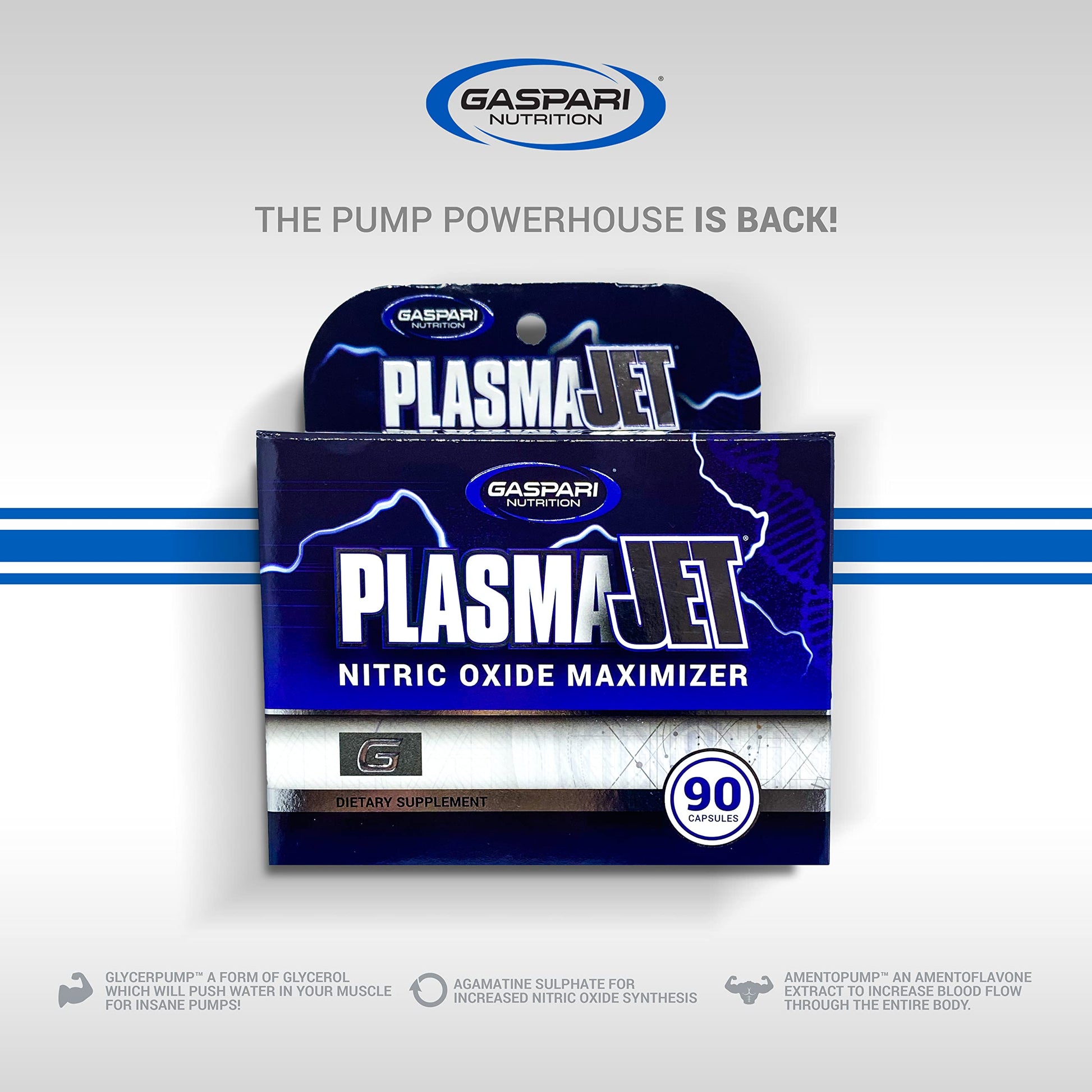Gaspari Nutrition PlasmaJet, Legendary N.O. Nitric Oxide Maximizer, Increased Lean Mass Gaspari Nutrition Au supplements