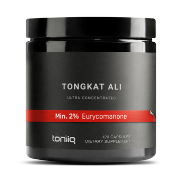 Tongkat Ali - Ultra High Potency 200:1 Extract with 2% Eurycomanone - Extra Strength Longjack Root - Third-Party Lab Tested - 120 Capsules Toniiq Au supplements