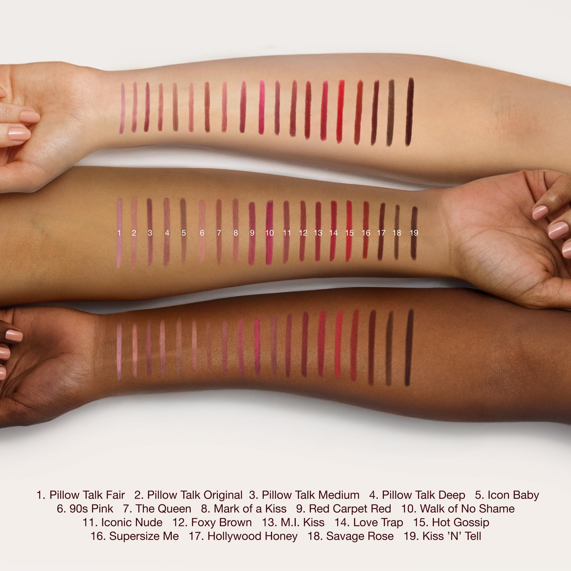 Charlotte Tilbury Lip Cheat Lip Liner Pencil - Gives Lips a Fuller-Looking, Defined Pout - Enriched with Jojoba Oil & Hyaluronic Acid - Waterproof, Smudge-Proof & Transfer-Proof - Foxy Brown Charlotte Tilbury Au supplements