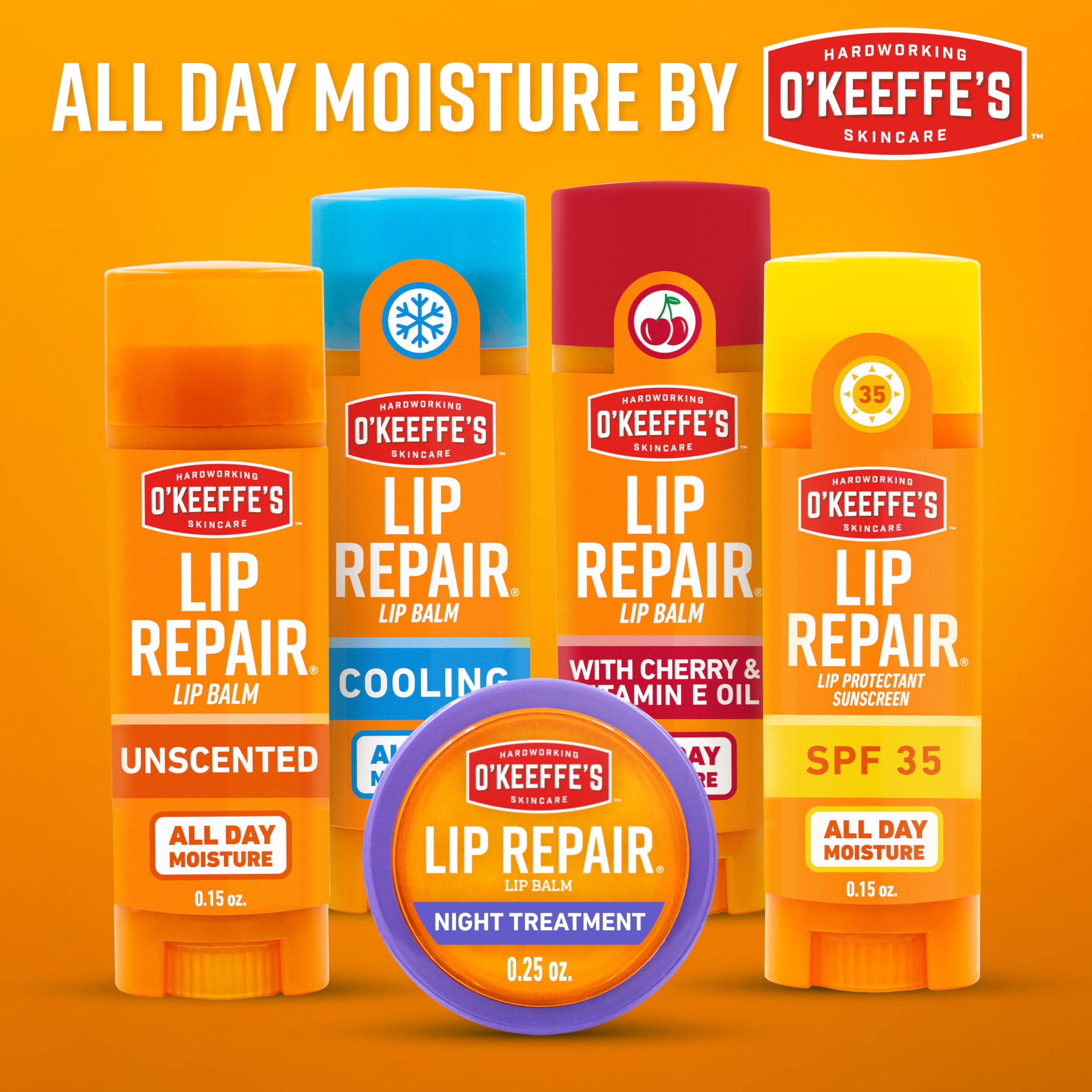 O'Keeffe's Lip Repair SPF 35 Lip Balm - Stick (3 Pack) - Sun-Safe Moisturizer for Extremely Cracked, Dry Lips O'Keeffe's Au supplements