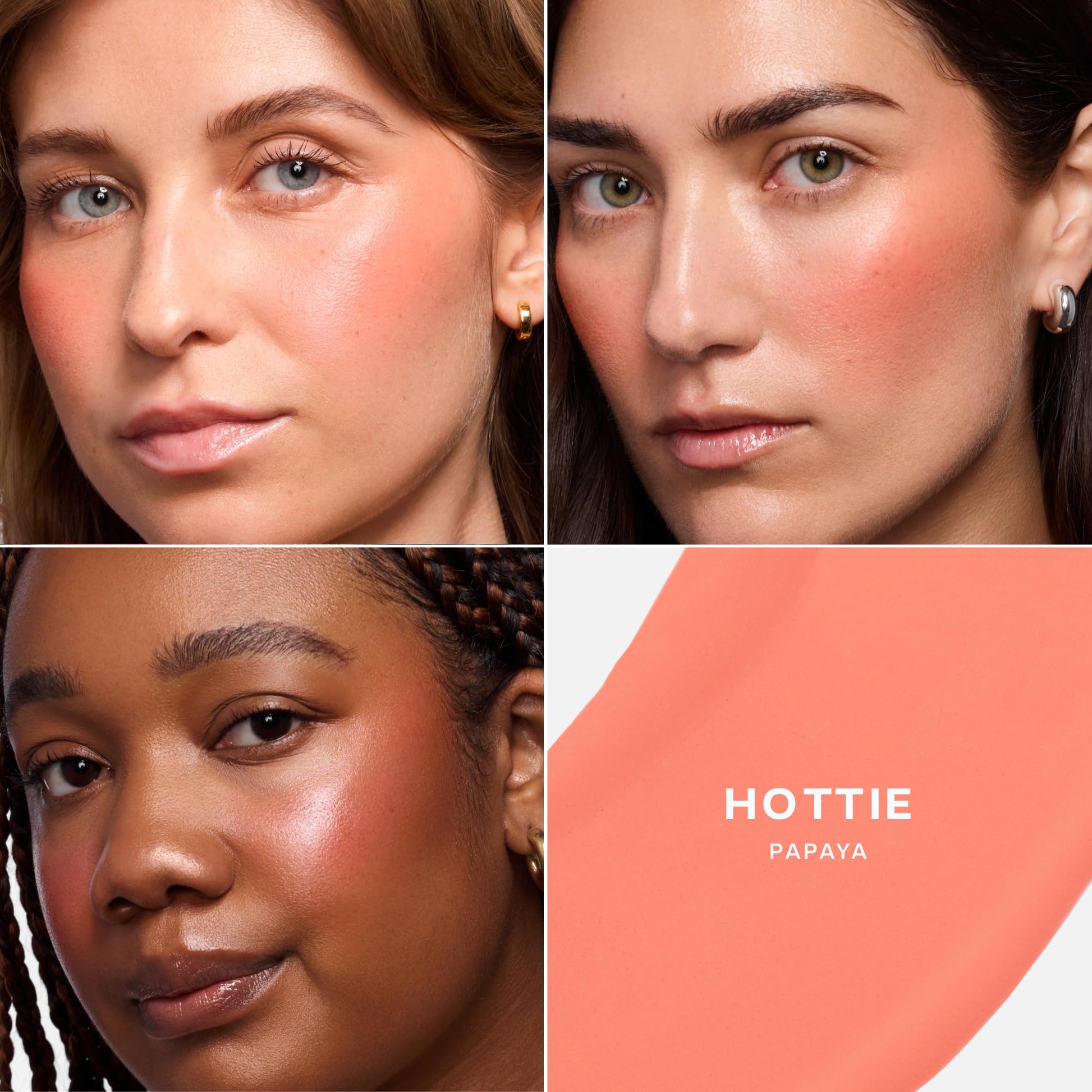 Saie Cheek Flush Duo - Dew Liquid Blush (.40 oz, Hottie), SuperSuede Baked Powder Blush (.01 oz, Stella) - Layerable, Skin-Nourishing Blushes for a Seamless Radiant Finish Saie Au supplements