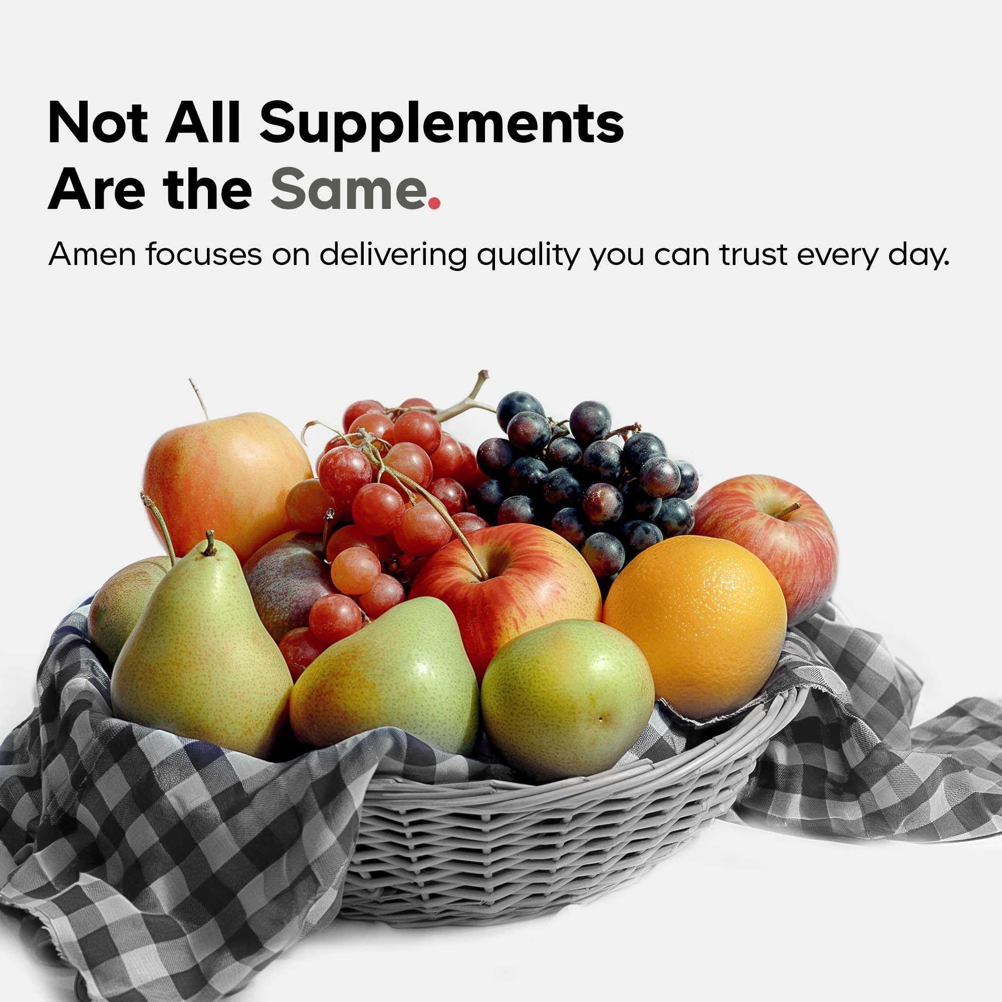 Amen Glutathione-SR+ Advanced Sustained-Release Supplement - 2-Month Supply - Reduced L-Glutathione - Galactomannans Fenugreek Seed - Time-Reduced Matrix - Non-GMO - 60 Capsules Amen Au supplements