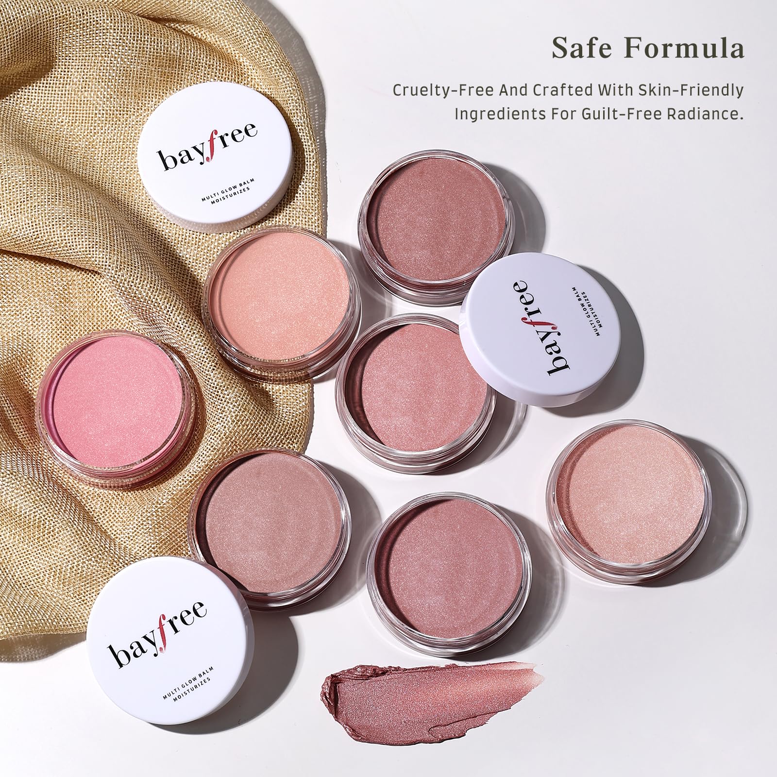 bayfree Multi Glow Balm, Cream Blush for Cheeks, Blush Balm Face Makeup, Radiant Finish, Hydrating, Creamy, Lightweight & Blendable Color, Face Makeup 0.63 Oz bayfree Au supplements