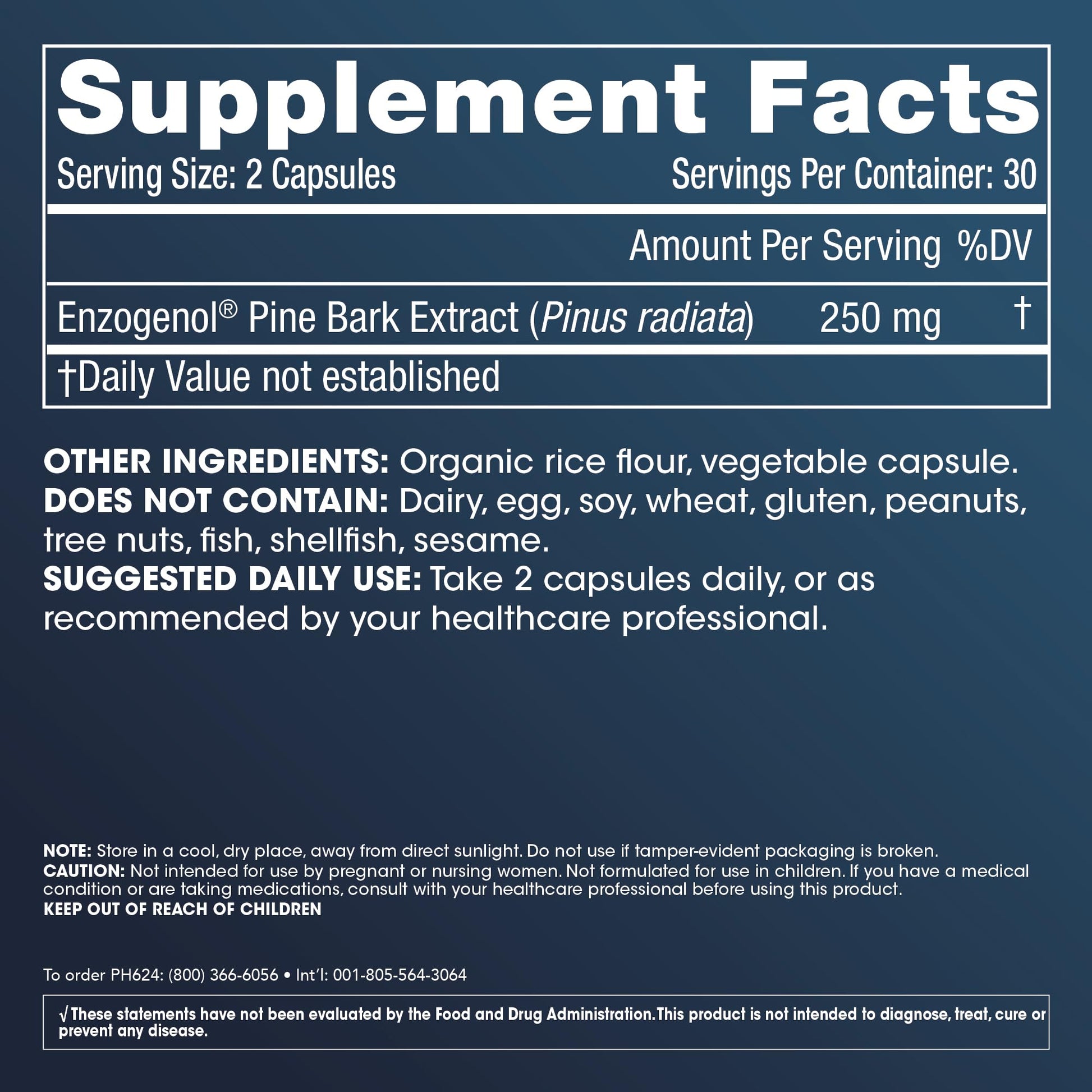 ProHealth Enzogenol Pine Bark Extract | 60 Capsules | New Zealand Sourced Antioxidant Support | Triple 3rd Party Tested, GMP Manufactured in The USA ProHealth Au supplements