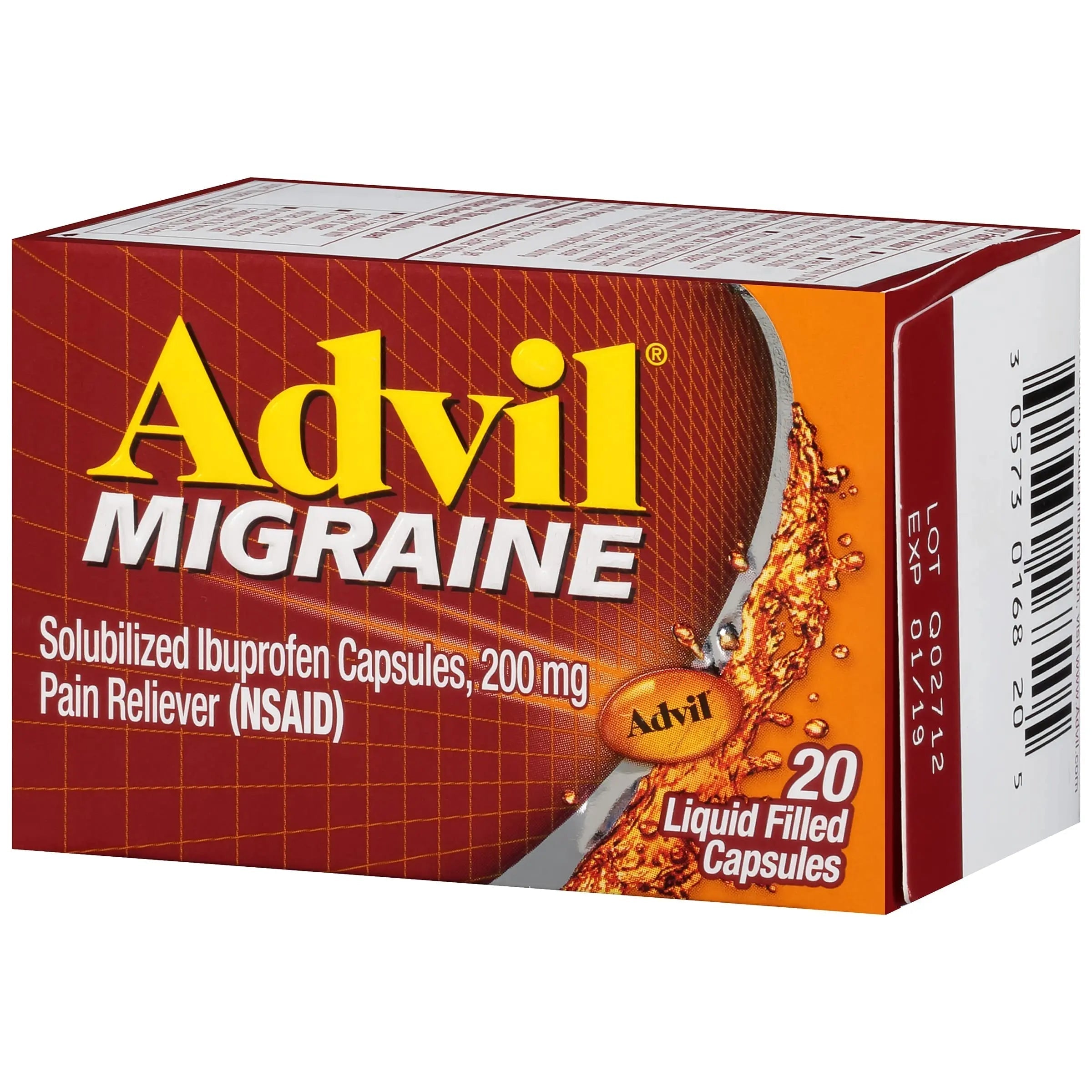 Advil 200 mg Liquid Filled Capsules 20 ea Advil Au supplements