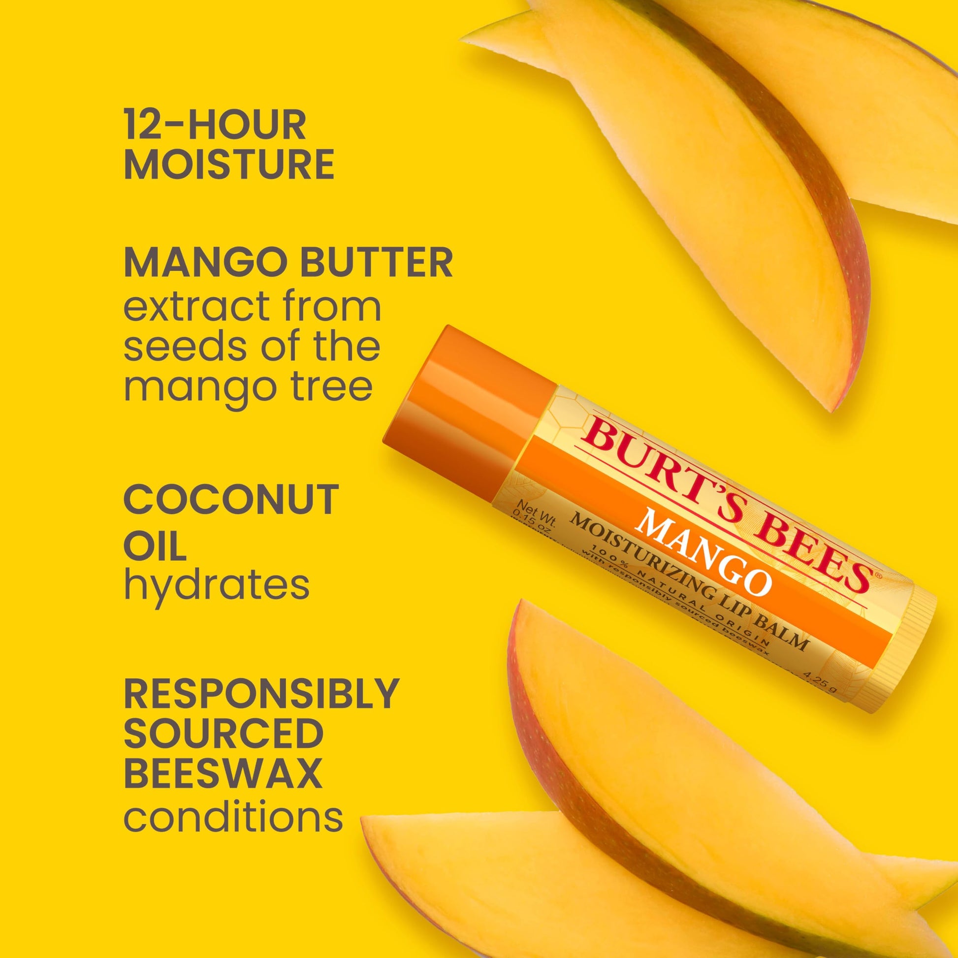 Burt's Bees 100% Natural Moisturizing Lip Balm (Superfruit) Burt's Bees Au supplements