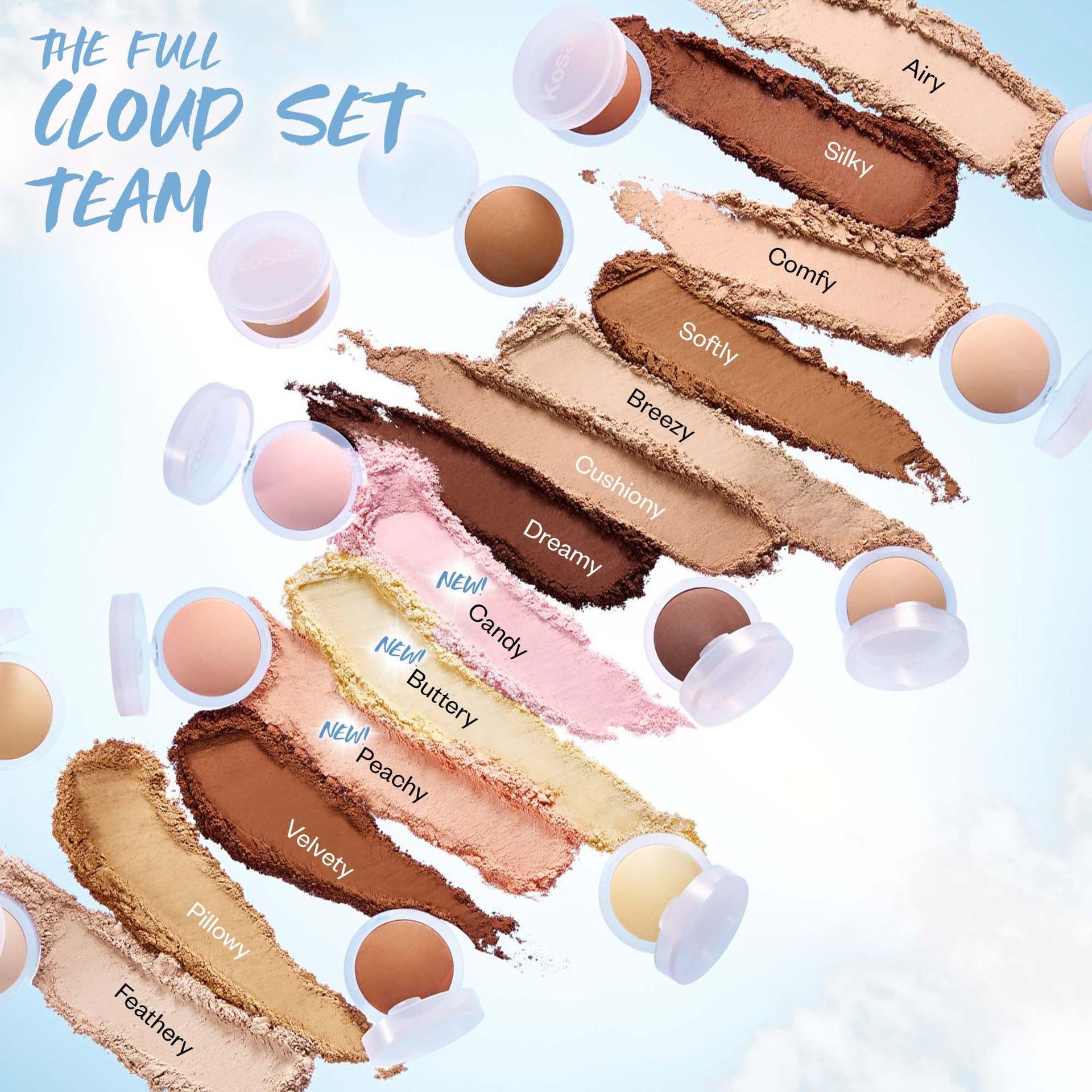 Kosas Cloud Set Pressed Setting Powder – Translucent Shine Control Face Powder, Soft Matte Finish, Comfy (Sheer Medium) Kosas Au supplements