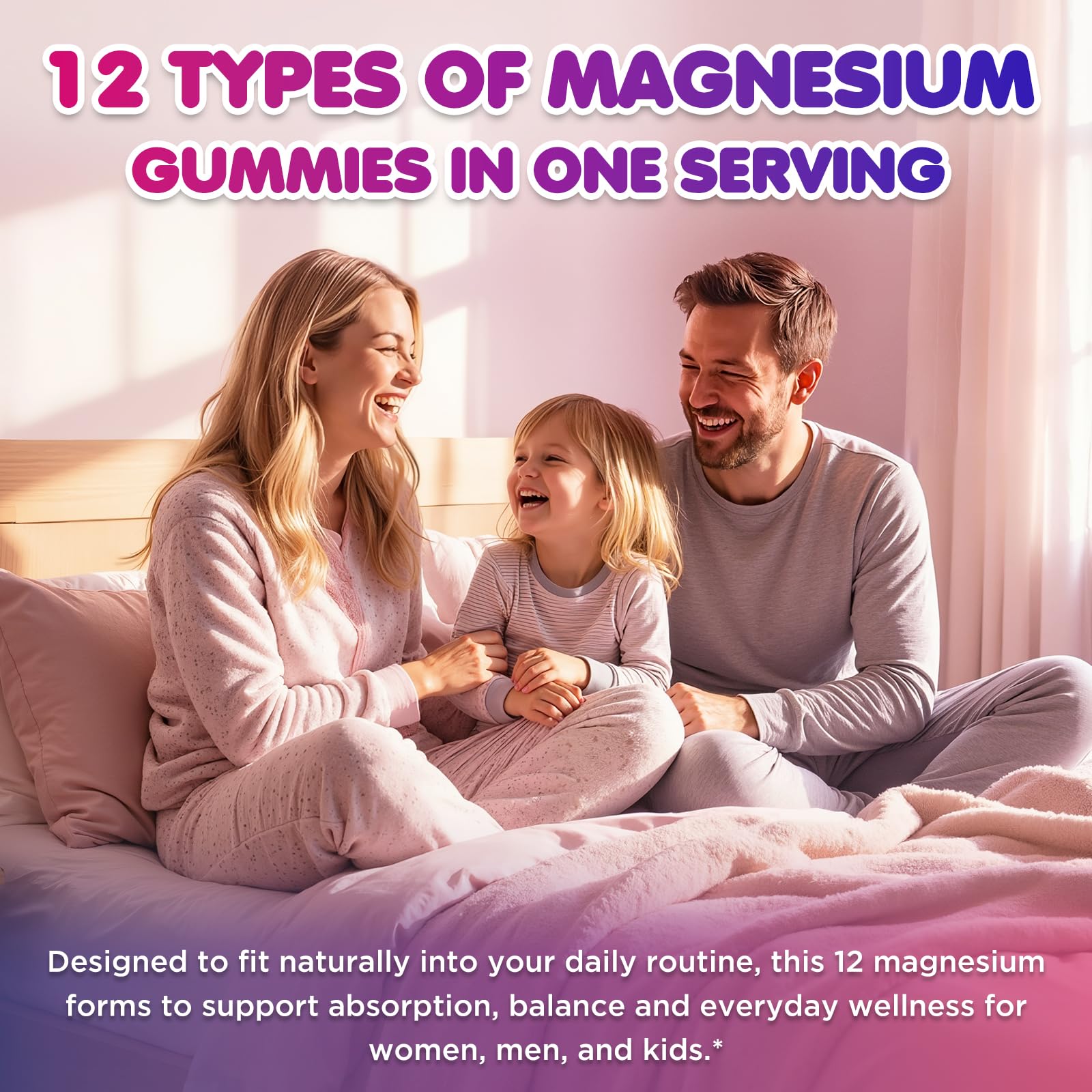 Magnesium Complex 700mg - 12 in 1 Magnesium Gummies with Glycinate, Citrate, Malate, Oxide, Taurate, Aspartate, Orotate - Supports Relaxation, Muscle & Heart - Sugar Free Strawberry 120 Count ReviNutra Au supplements