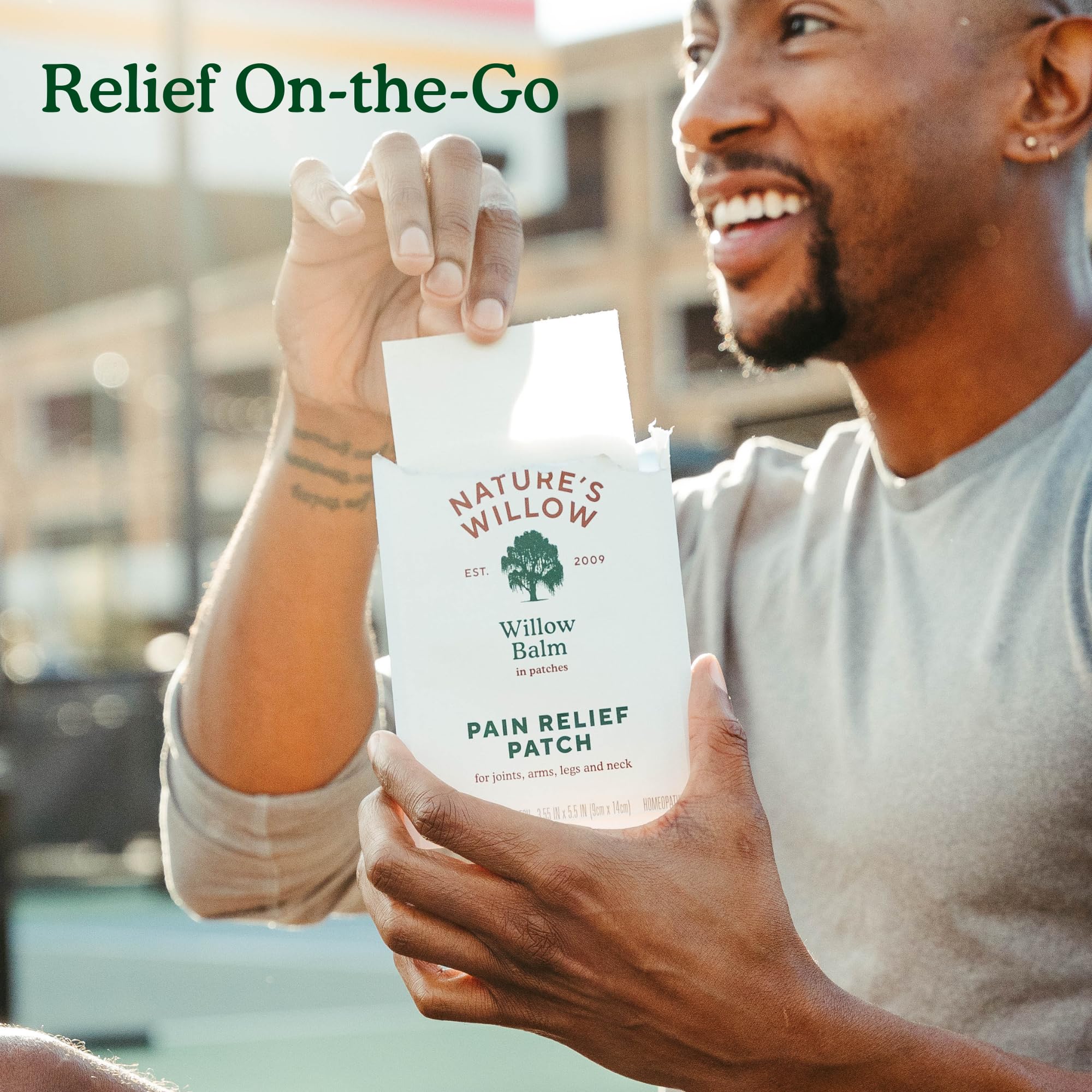 Nature's Willow Natural Pain Relief Patches for Muscles & Joints | Fast-Acting with White Willow Bark | Free from Artificial Fragrances & Dyes | 6 Patches per Pack (3-Pack) Nature's Willow Au supplements