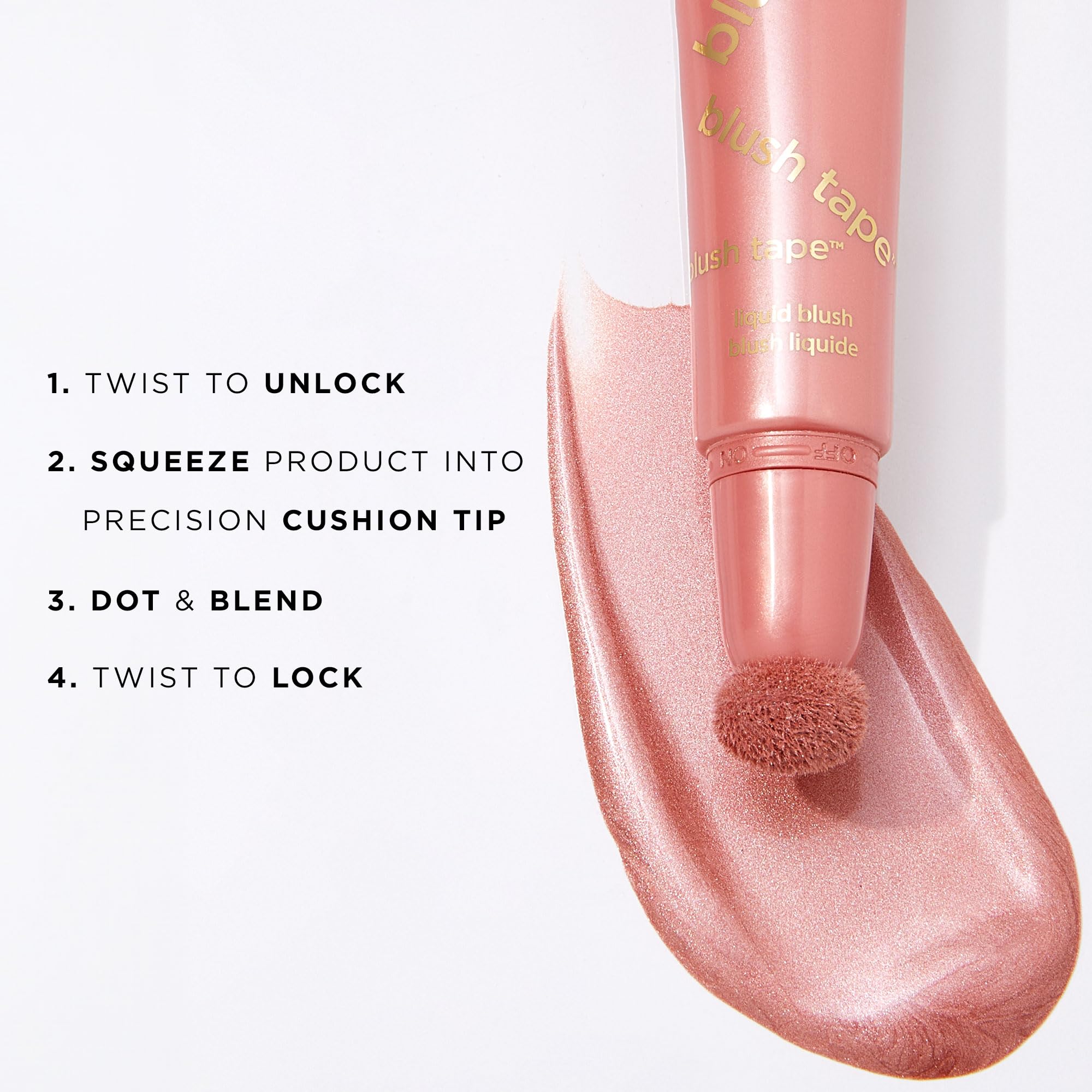 tarte blush tape liquid blush – Buildable Cream Cheek Makeup, Lightweight Formula, Blurs appearance for Radiant Glow, Vegan & Cruelty-Free, full size, rose tarte Au supplements