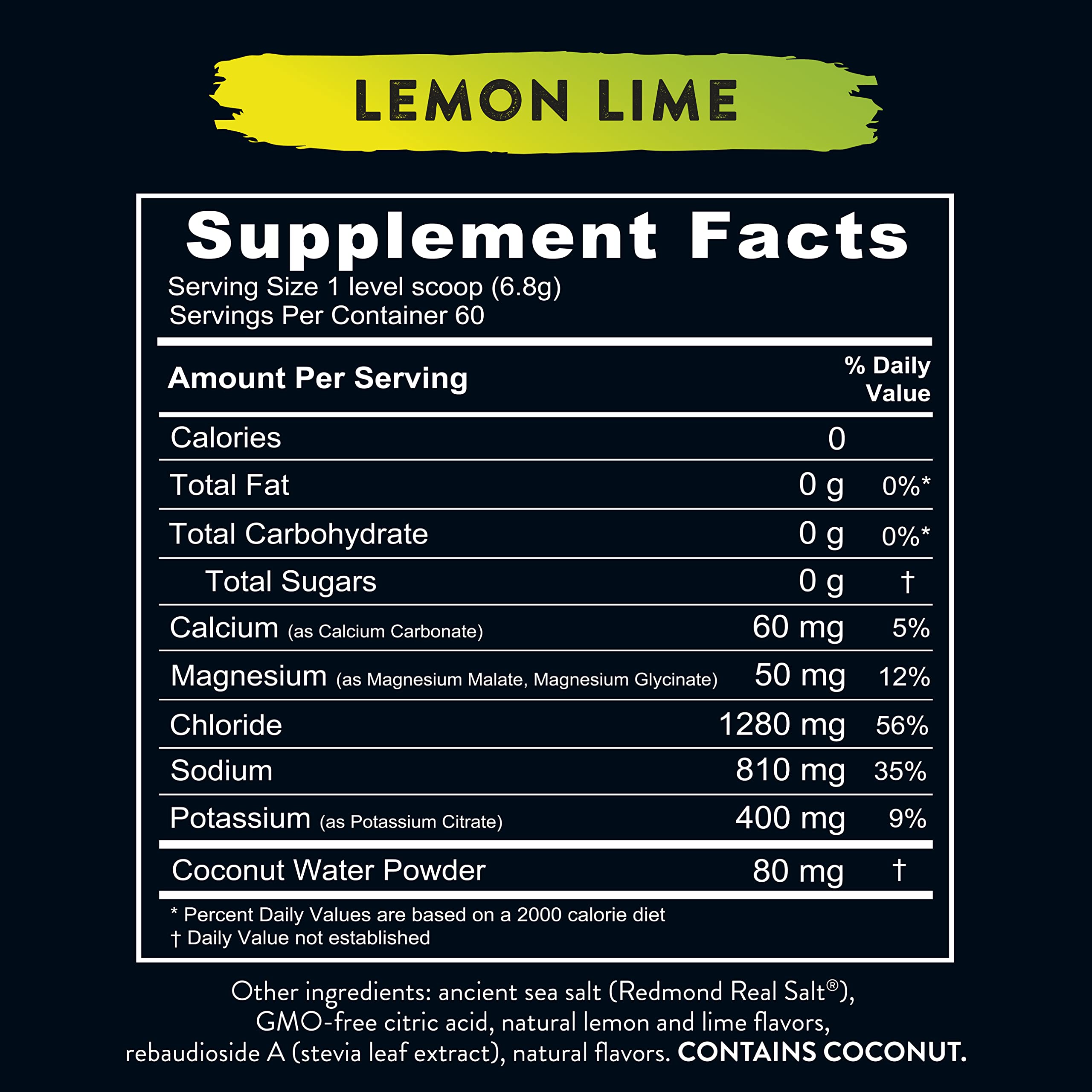REDMOND Re-Lyte Electrolyte Drink Mix (Lemon Lime)… REDMOND Au supplements