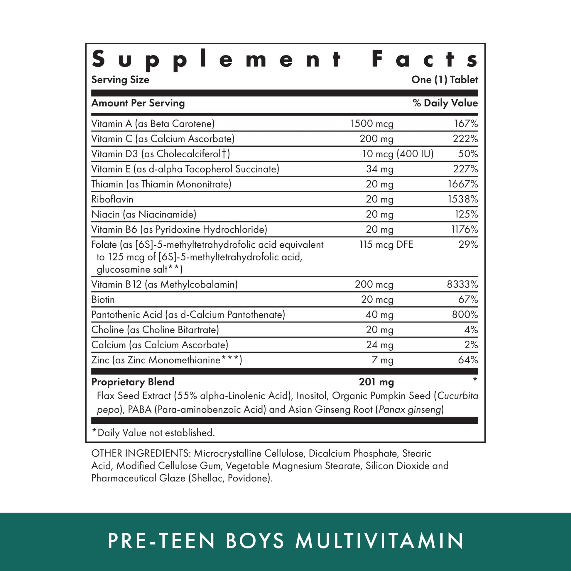 Michael's Health Naturopathic Programs Pre-Teen Boys Daily Multivitamin - 60 Vegetarian Tablets - With Male Herbal Blend - Kosher - 60 Servings MICHAEL'S Au supplements