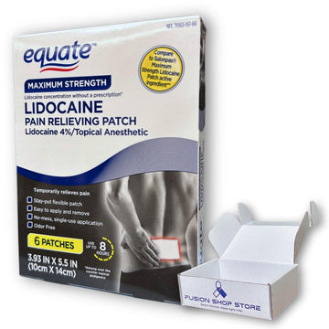 Topical anesthetic 4% Patch- 6 Count (Pack of 1), Boxed By Fusion Shop Store FUSION SHOP STORE Smart choices, meaningful life! Au supplements