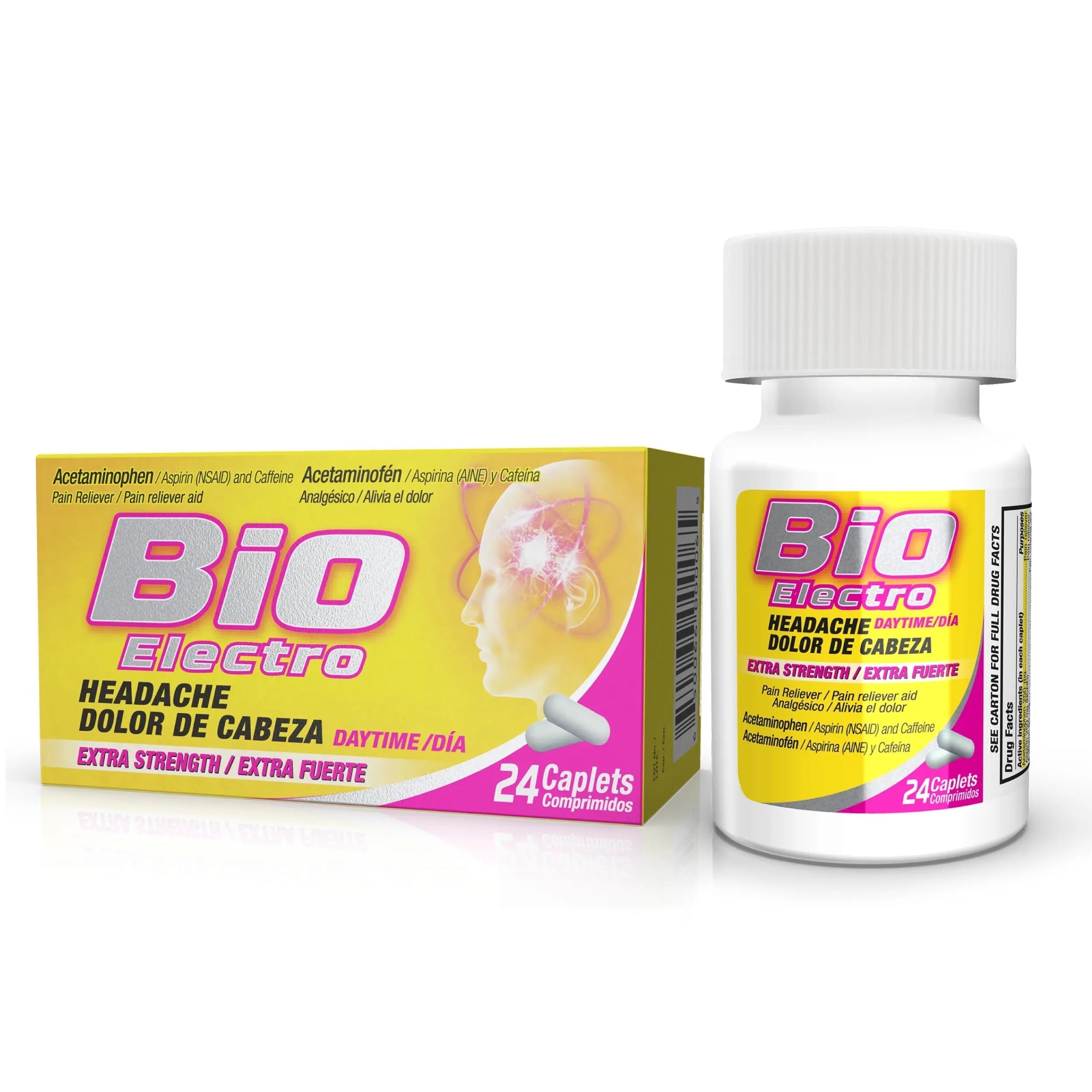 BioElectro Extra Strength Pain & Headache Relief Tablets, 24 Count BioElectro Au supplements