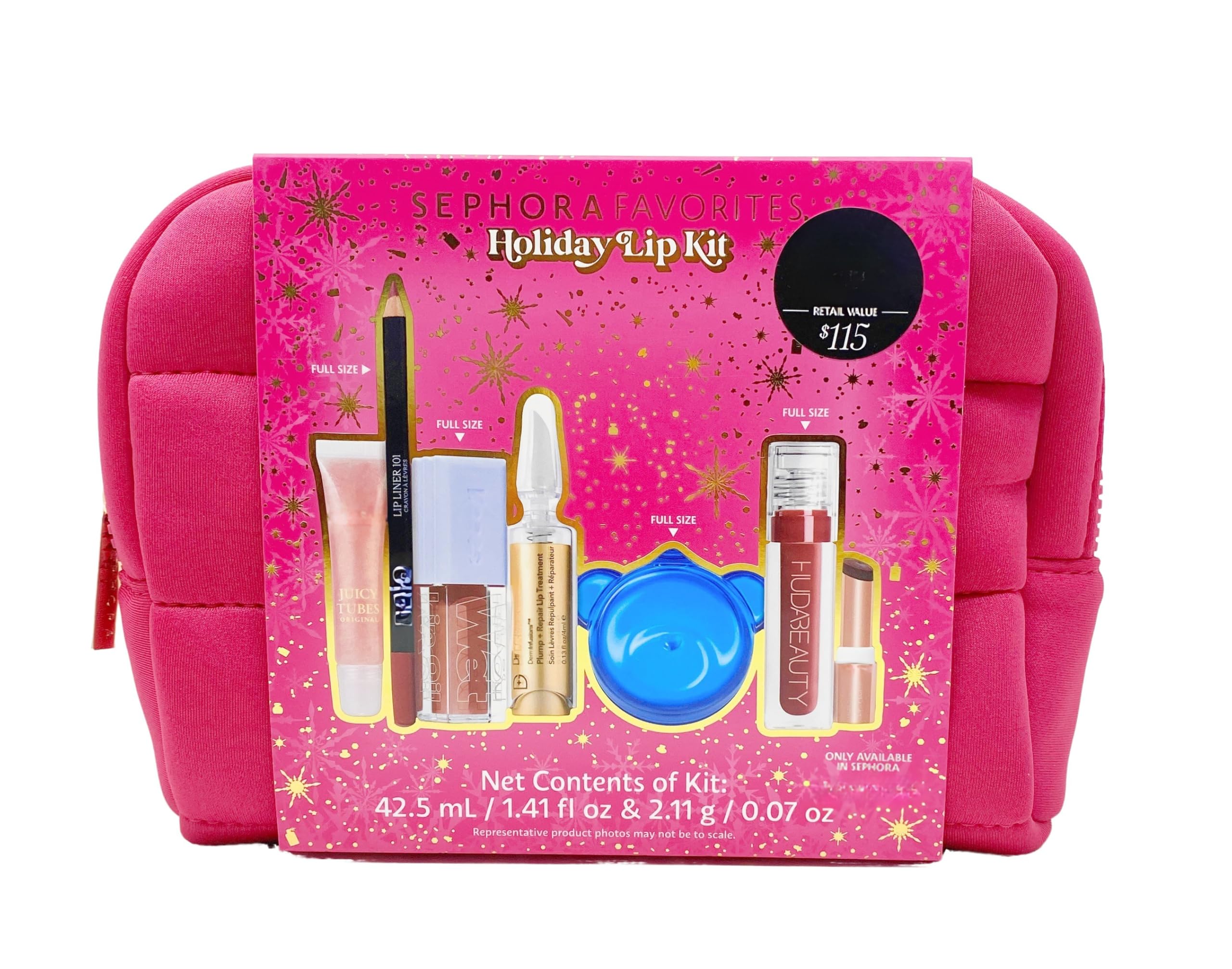 SEPHORA Favorite Holiday Lip Kit - 7 Piece SEPHORA Au supplements