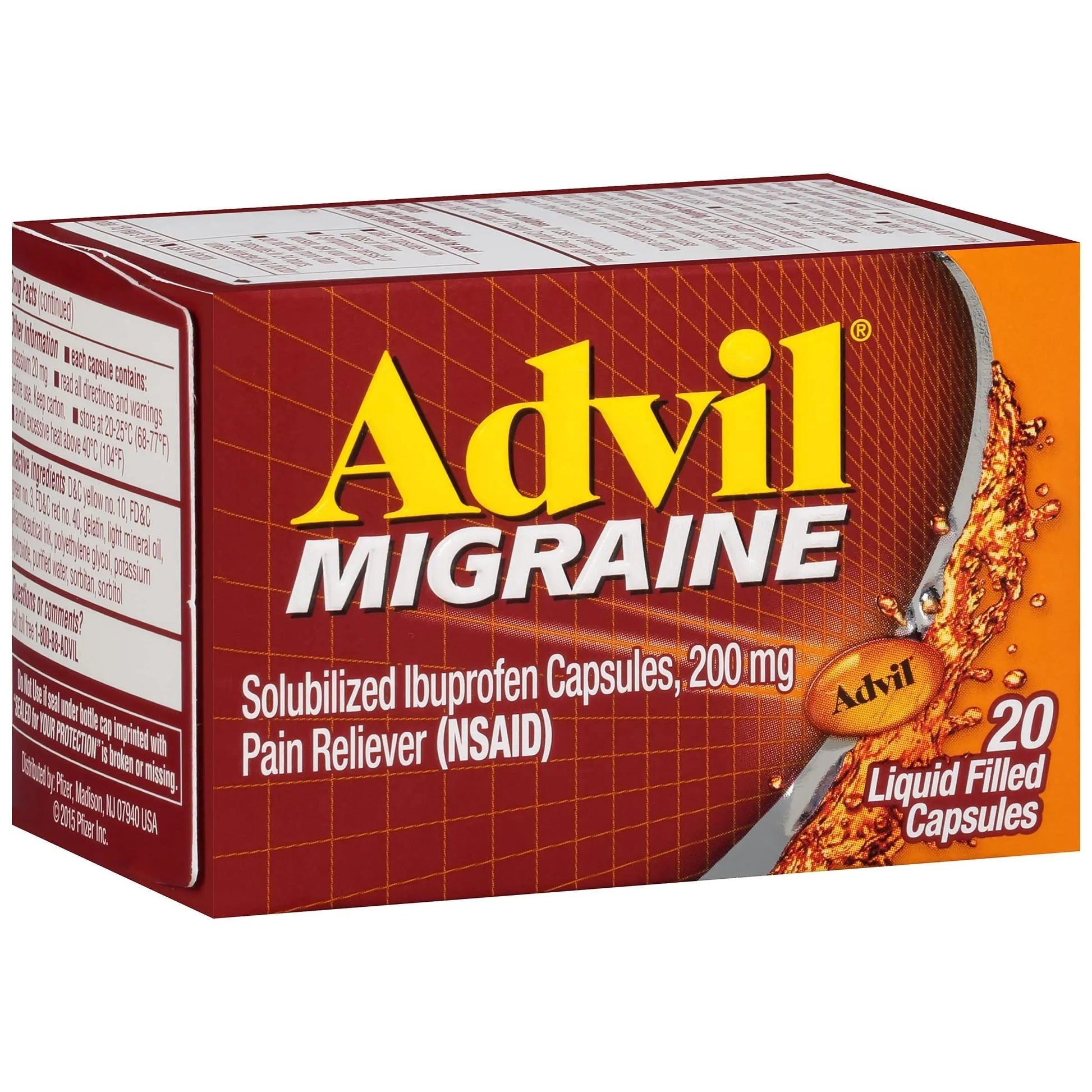 Advil 200 mg Liquid Filled Capsules 20 ea Advil Au supplements