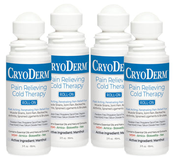CryoDerm Pain Relieving, 3 Fl Oz (Pack of 4) CryoDerm Au supplements
