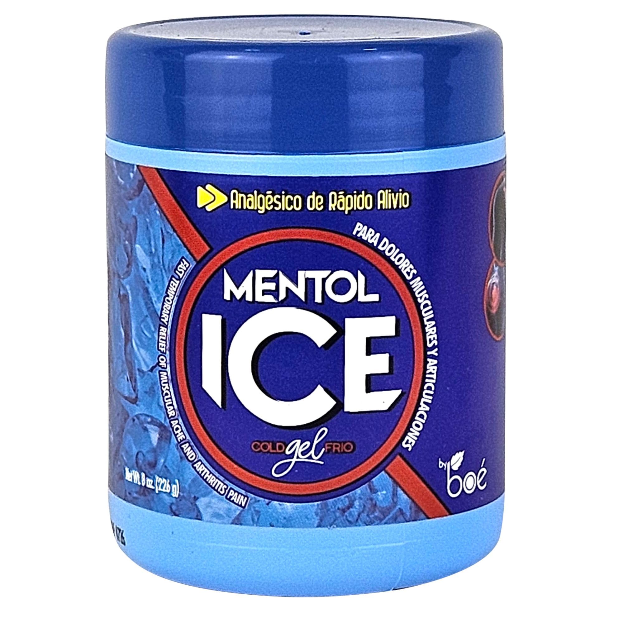 BOÉ COSMETICS Mentol Ice Cold Gel 8 oz (3 Pack) Pain Relief Gel for Muscles & Joints – Fast-Acting Analgesic for Arthritis, Back Pain, Cramps, Sprains & Headaches – Non-Greasy & Quick Absorption BOÉ COSMETICS Au supplements