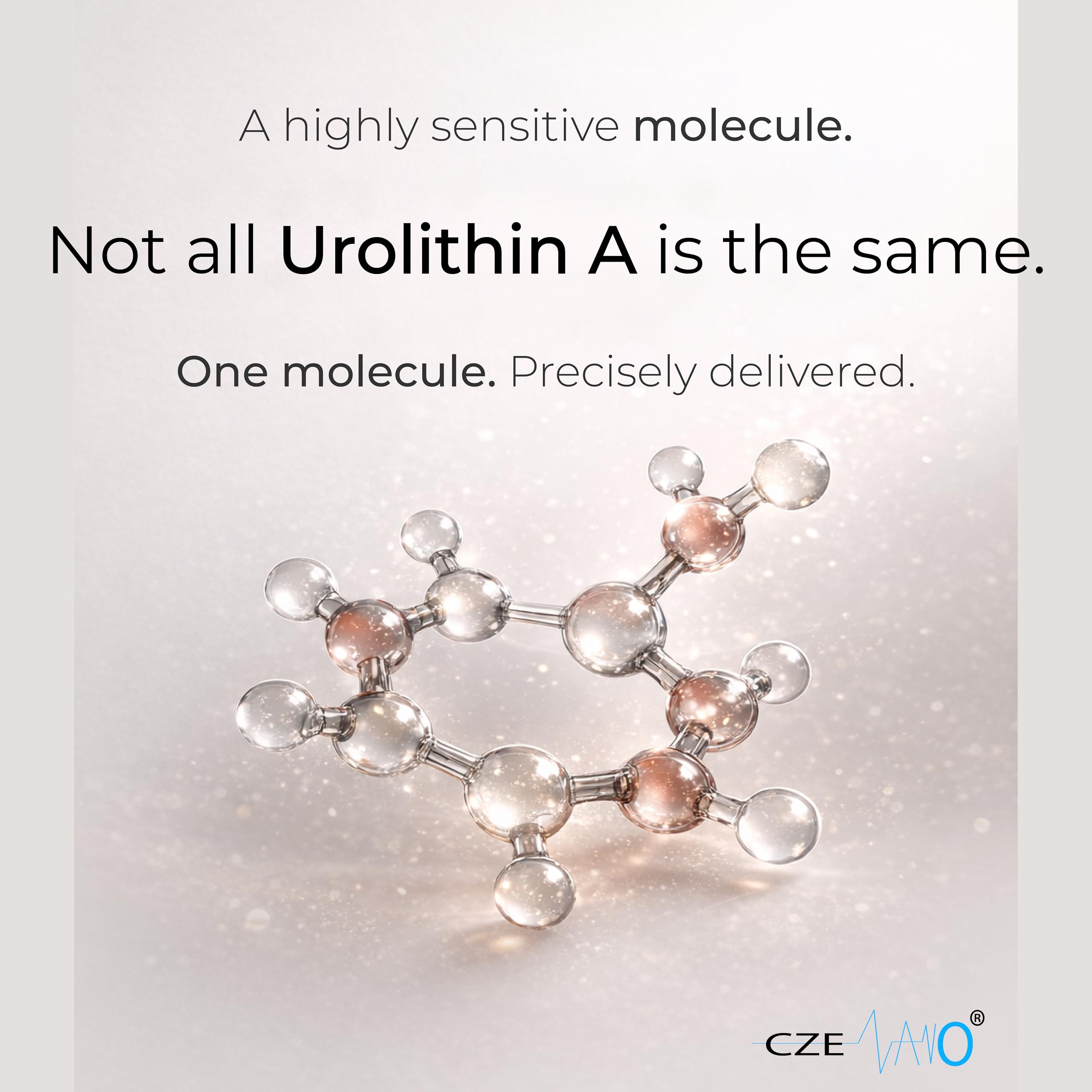 CzeNano Longevity – Ultra-Pure Urolithin A Supplement 1000 mg | Mitochondrial Support, Cellular Energy & Muscle Strength | Third-Party Tested COA | 60 Vegan Capsules CzeNano Au supplements