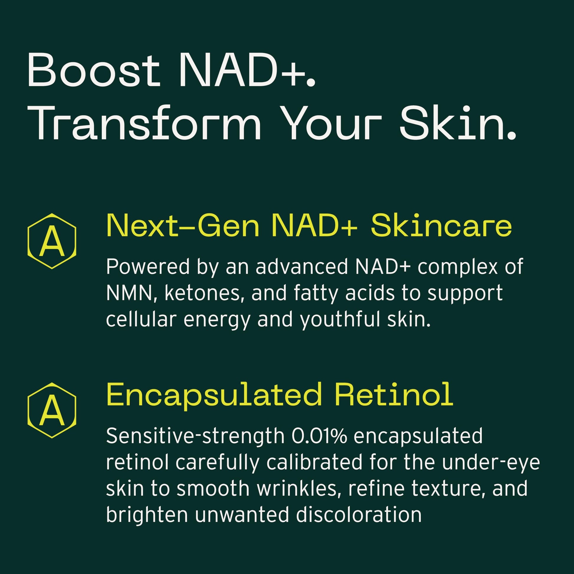 Aramore NAD+ Cell Energizing Skin Care Treatment with Proprietary NAD+ Precursor Complex, Clinically Proven to Target 12 Signs of Aging - 15ml Aramore Au supplements