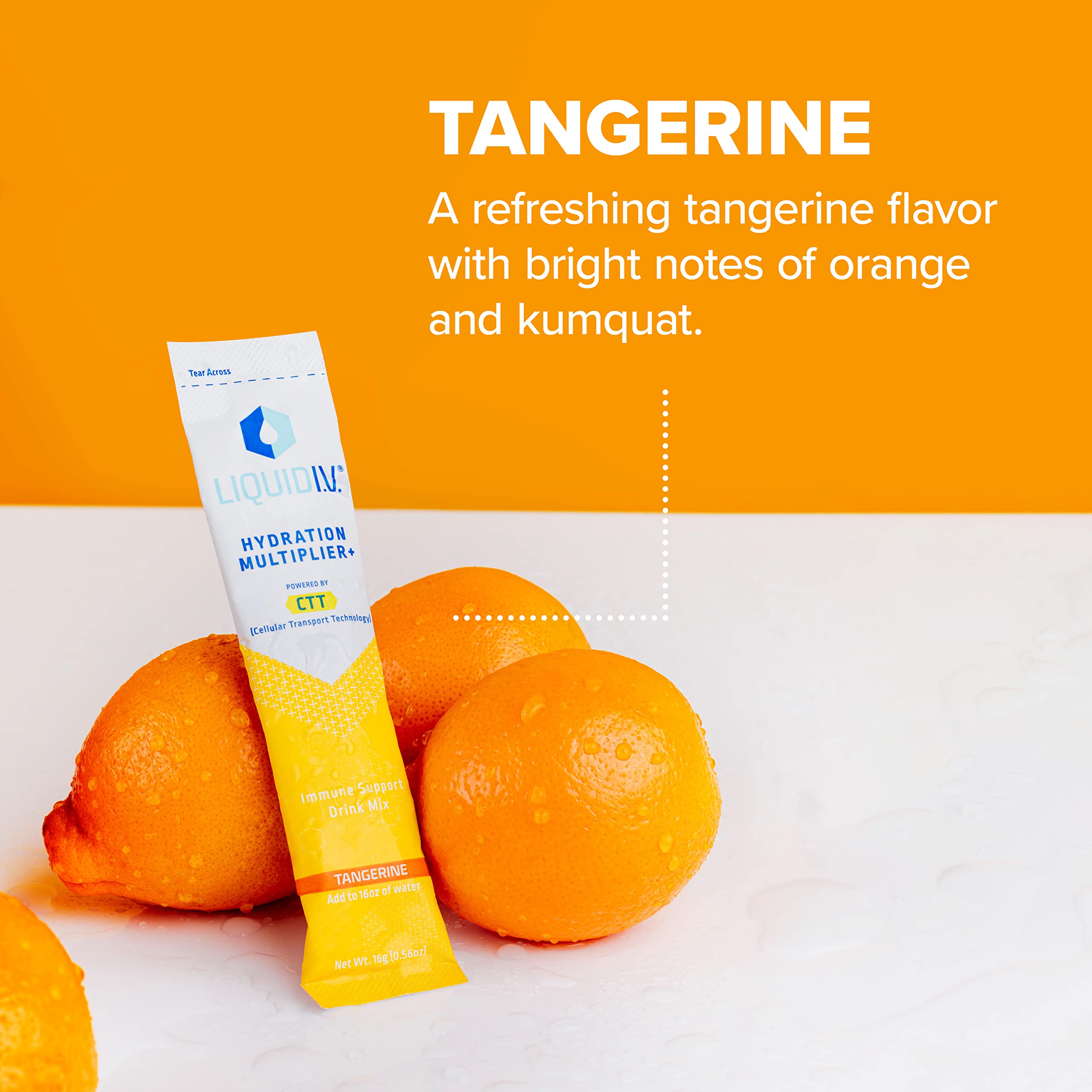 Liquid I.V. Hydration Multiplier + Immune Support - Tangerine - Hydration Powder Liquid I.V. Au supplements