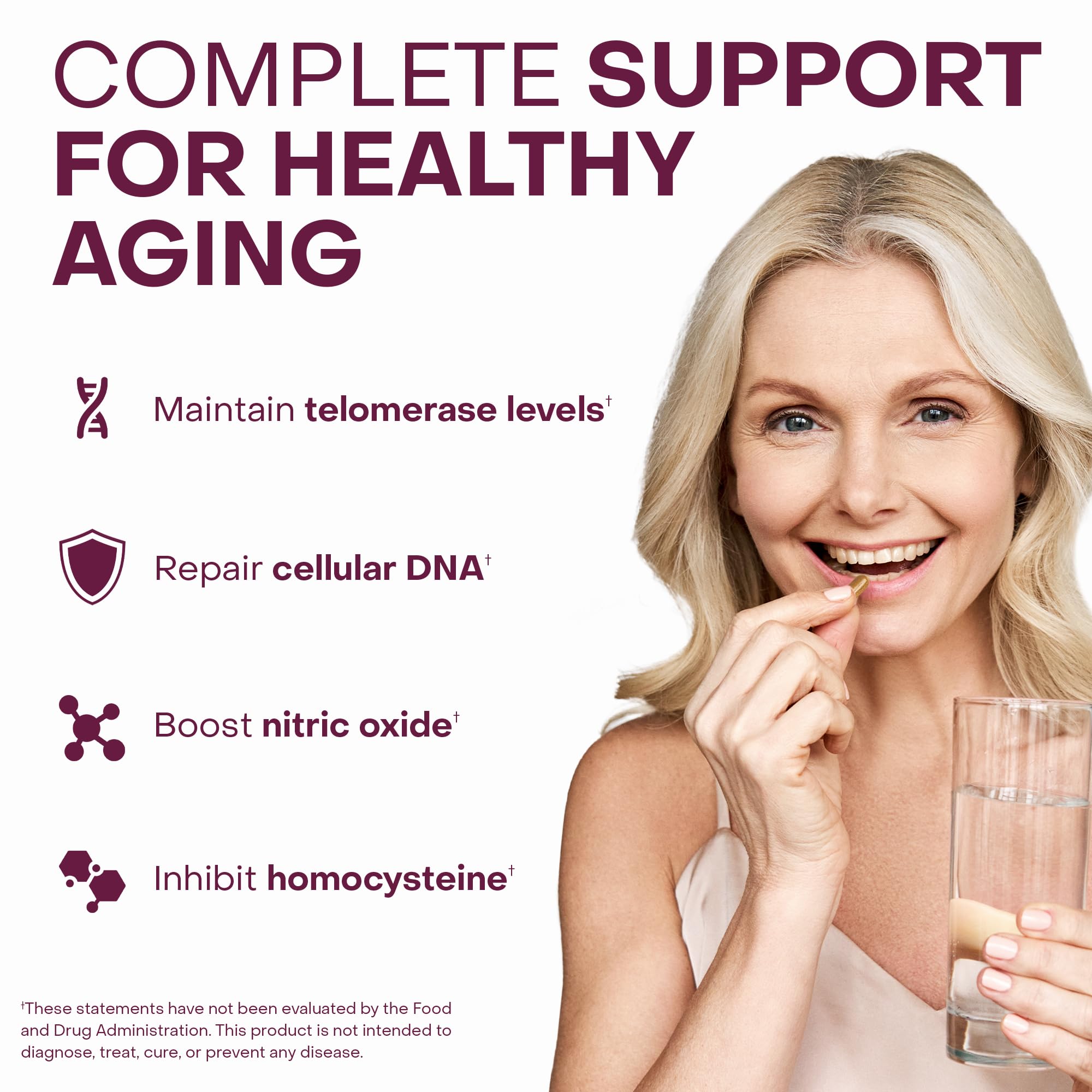 Healthycell Telomere Length Supplement - Anti-Aging Telomere Lengthening Supplements with Phytonutrients & Vitamins for Cellular Health - AC-11, Astragalus & Resveratrol - 30 Capsules Healthycell Au supplements