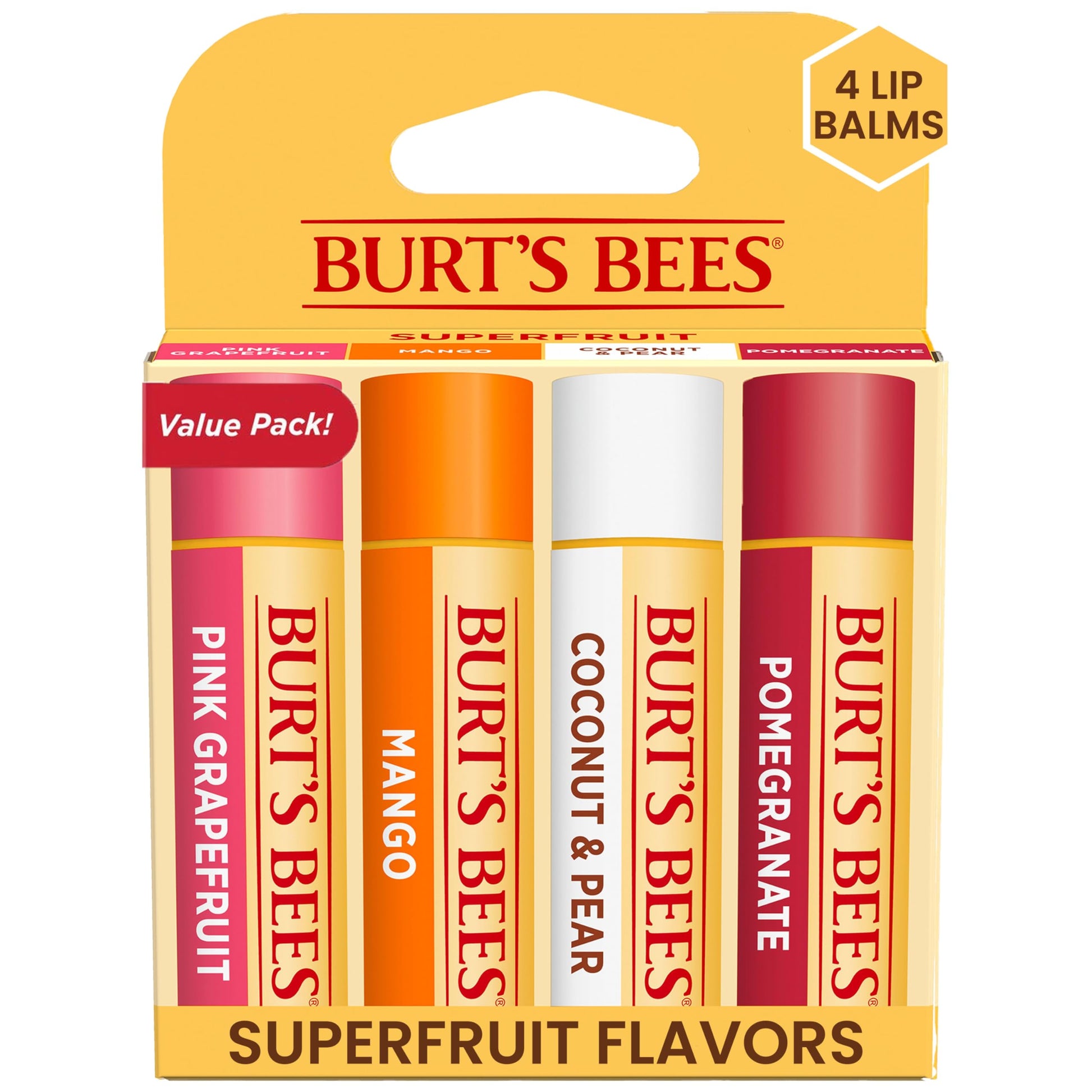Burt's Bees 100% Natural Moisturizing Lip Balm (Superfruit) Burt's Bees Au supplements