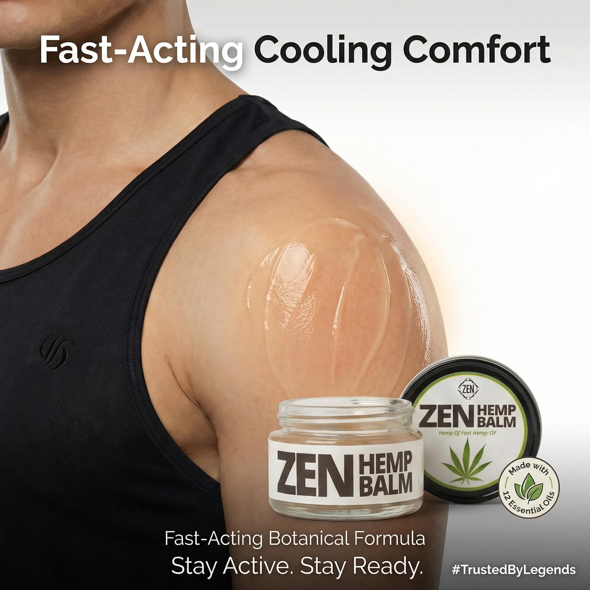 ZEN Hemp Balm 3 Pack – Fast-Acting Pain Relief for Muscles & Joints – Plant-Based Topical – 0.7 oz Each ZEN Au supplements