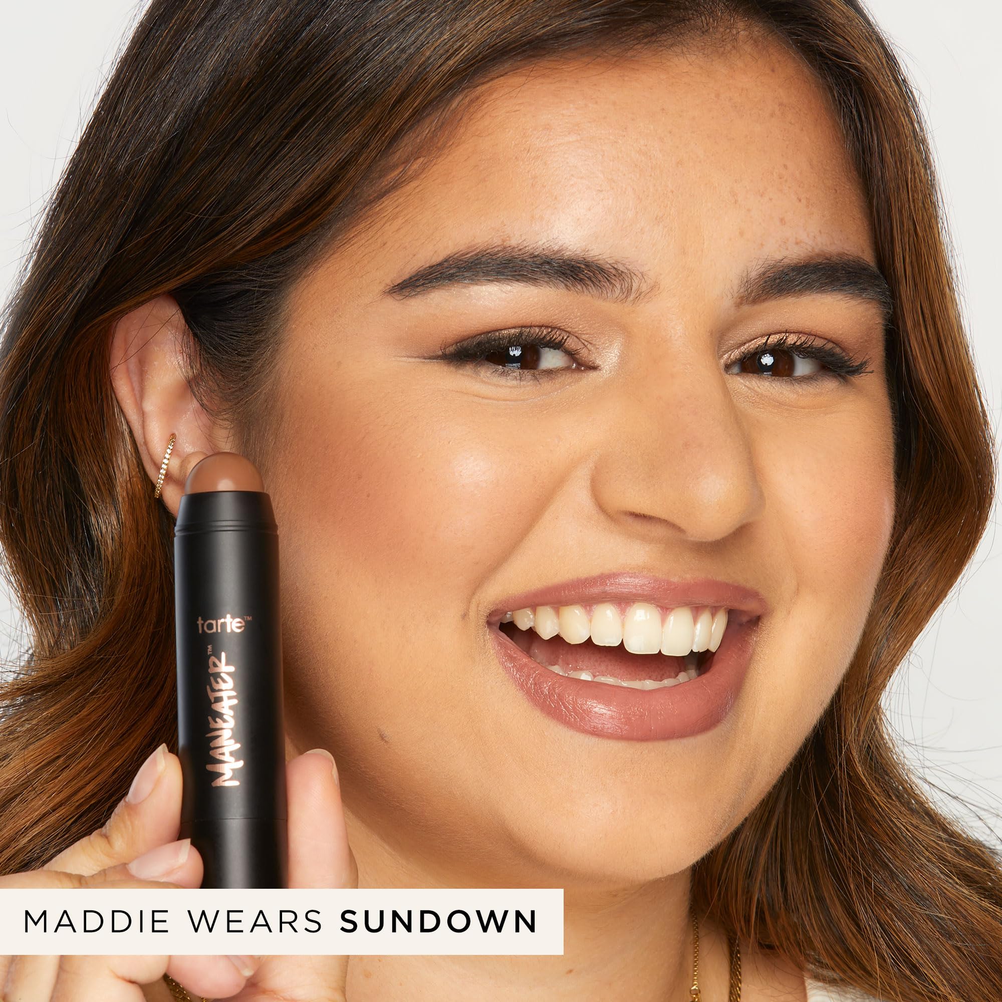 tarte maneater silk stick bronzer – Buildable Lightweight Cream Bronzer, Natural Matte Finish, Vegan & Cruelty-Free, full size, nocturnal tarte Au supplements