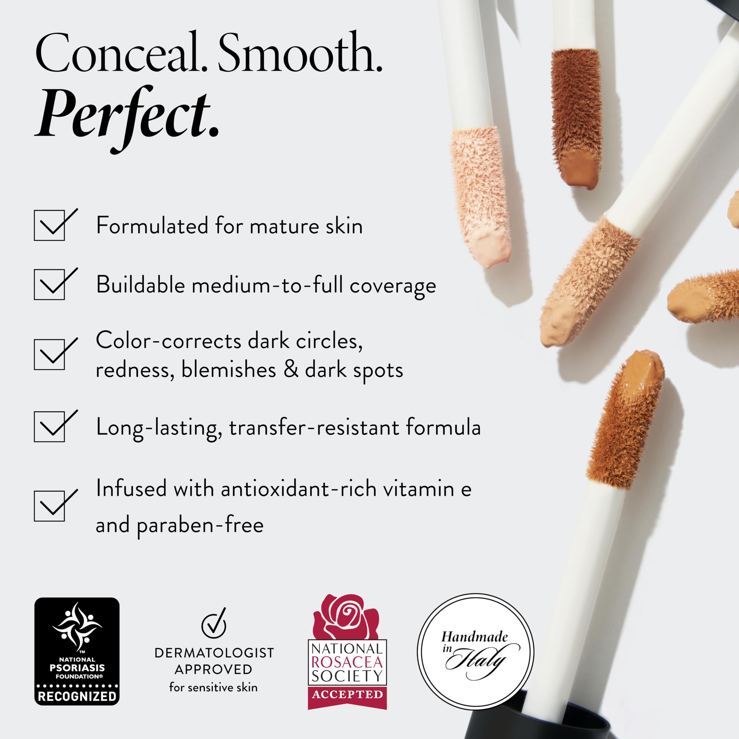 LAURA GELLER NEW YORK The Ideal Fix Concealer - Light - Buildable Medium to Full Coverage Liquid Concealer - Covers Under Eye Dark Circles & Blemishes - Long-Lasting LAURA GELLER NEW YORK Au supplements