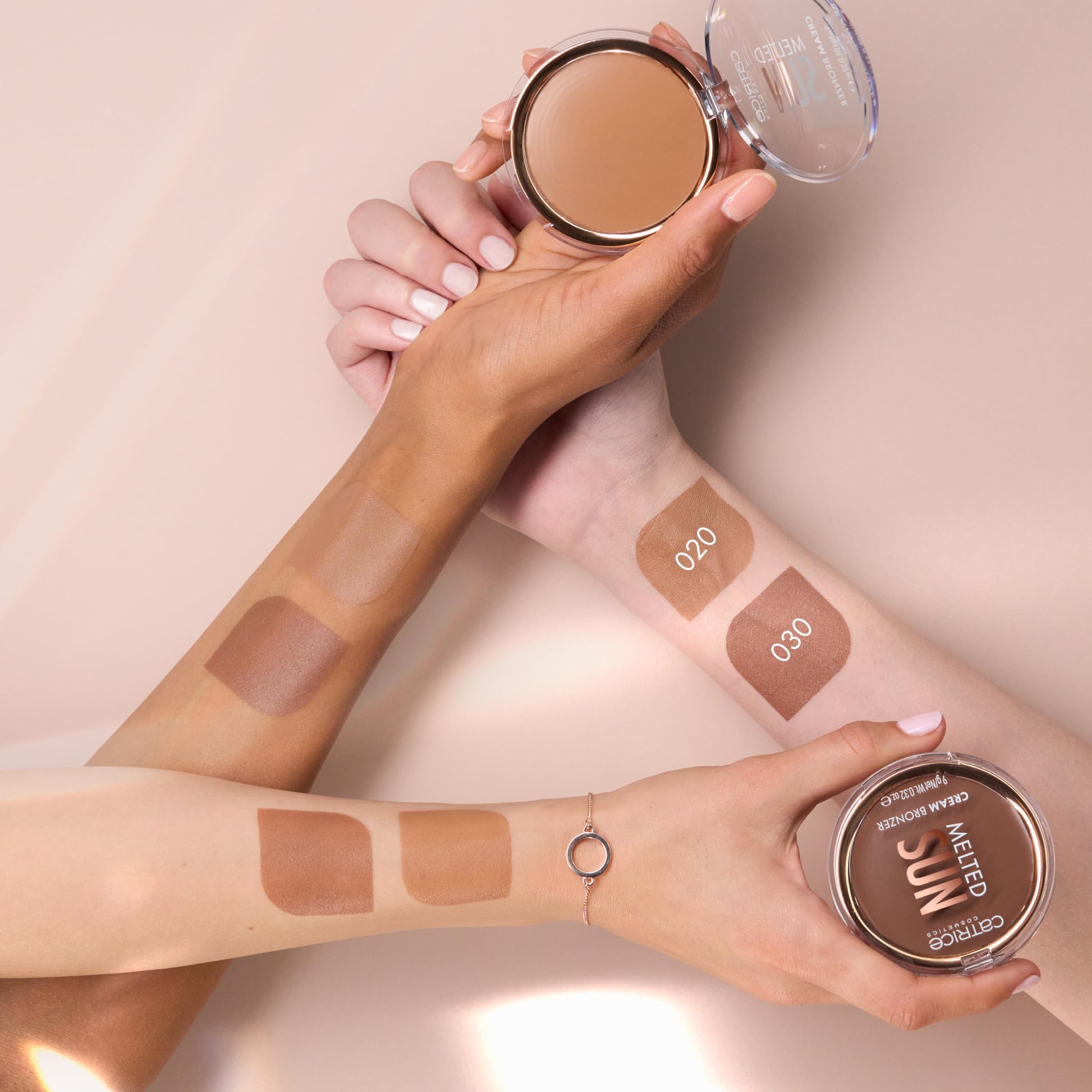 Catrice | Melted Sun Cream Bronzer, Easy to Blend Buildable Coverage for Long Lasting Bronzed Glow, Vegan & Cruelty Free, Without Parabens, Oil & Microplastic Particles (30 | Pretty Tanned) Catrice Au supplements