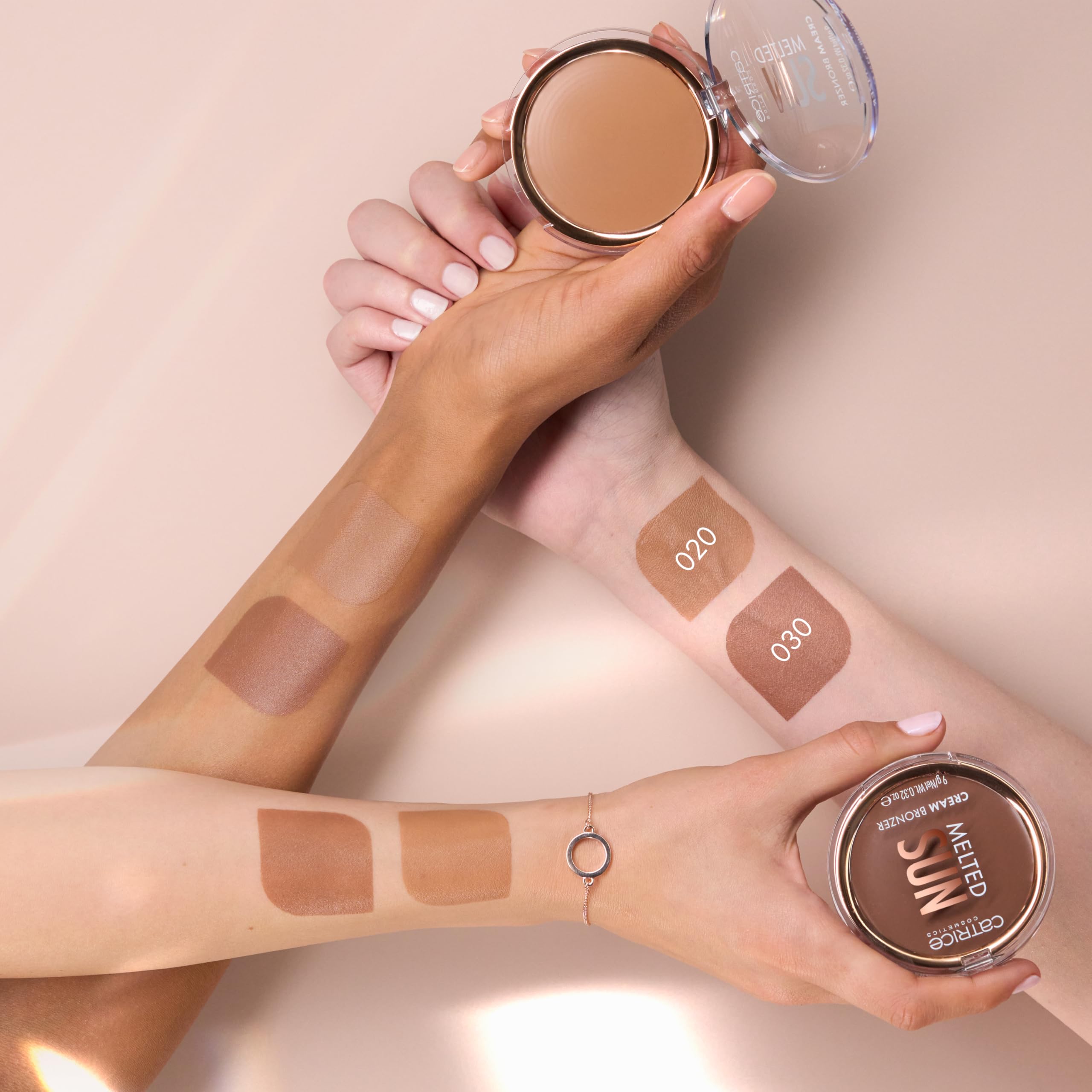 Catrice | Melted Sun Cream Bronzer, Easy to Blend Buildable Coverage for Long Lasting Bronzed Glow, Vegan & Cruelty Free, Without Parabens, Oil & Microplastic Particles (30 | Pretty Tanned) Catrice Au supplements