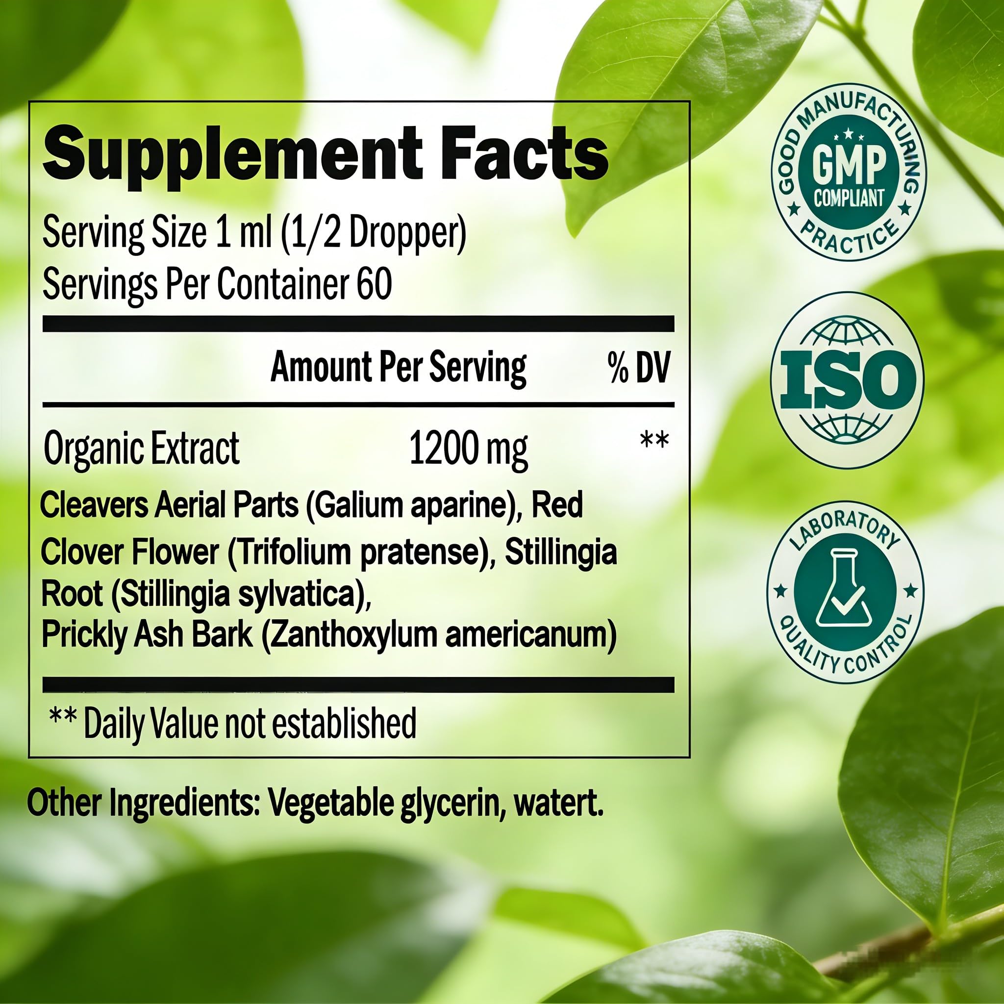 Sentk Organic Lymphatic Drainage Drops, Liposomal Herbal Blend – Supports Lymph System, Reduces Swelling, Boosts Immunity & Vitality, Enhance Clarity, Portable Dropper Design, 2 fl oz (2 Pack) Sentk Au supplements