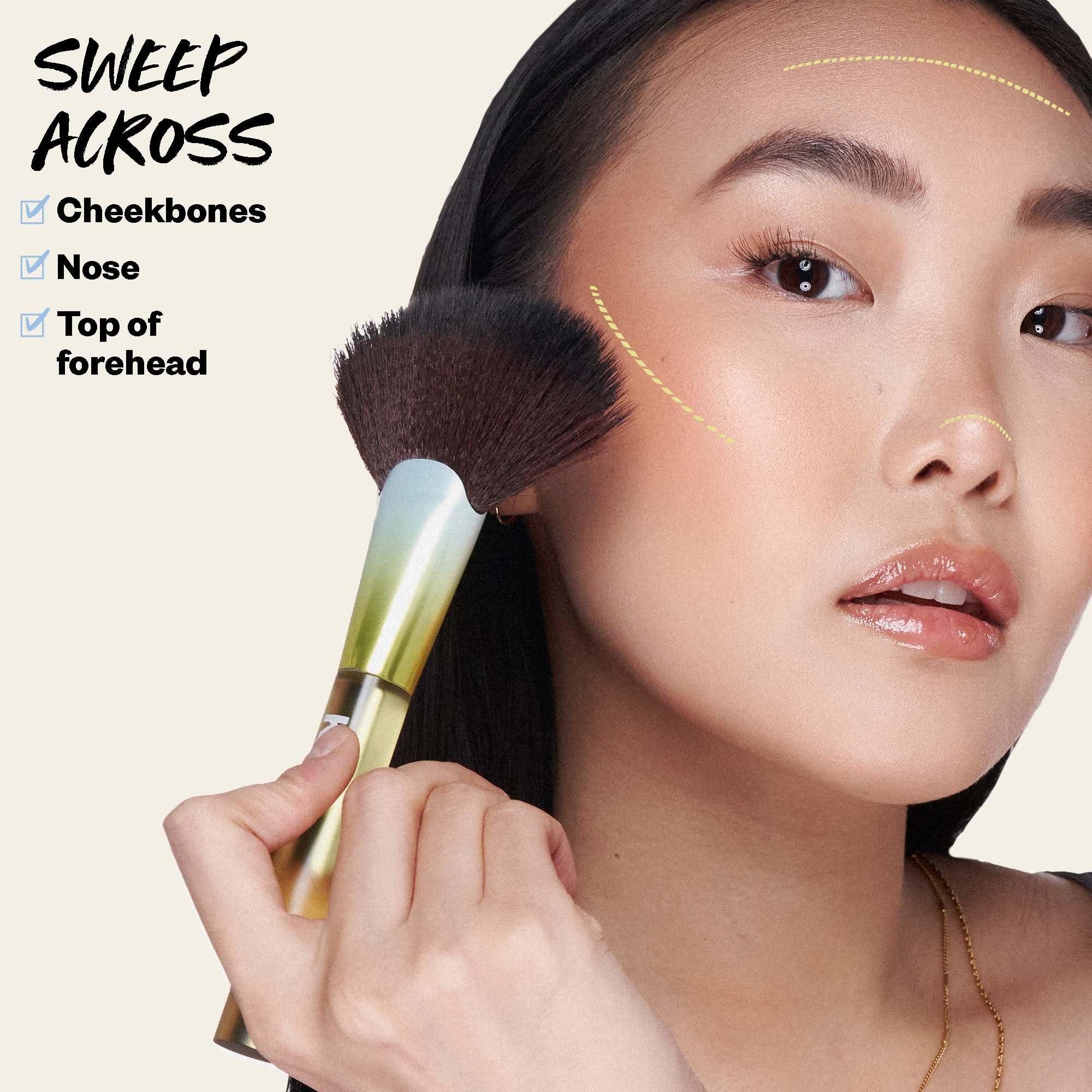 Kosas Sun Show Glowy Warmth Baked Bronzer - Contouring Powder for Cheekbones, Nose & Jawline - Enriched with Concentrated Fatty Acids - Talc-Free, Vegan & Hypoallergenic - Waves Kosas Au supplements