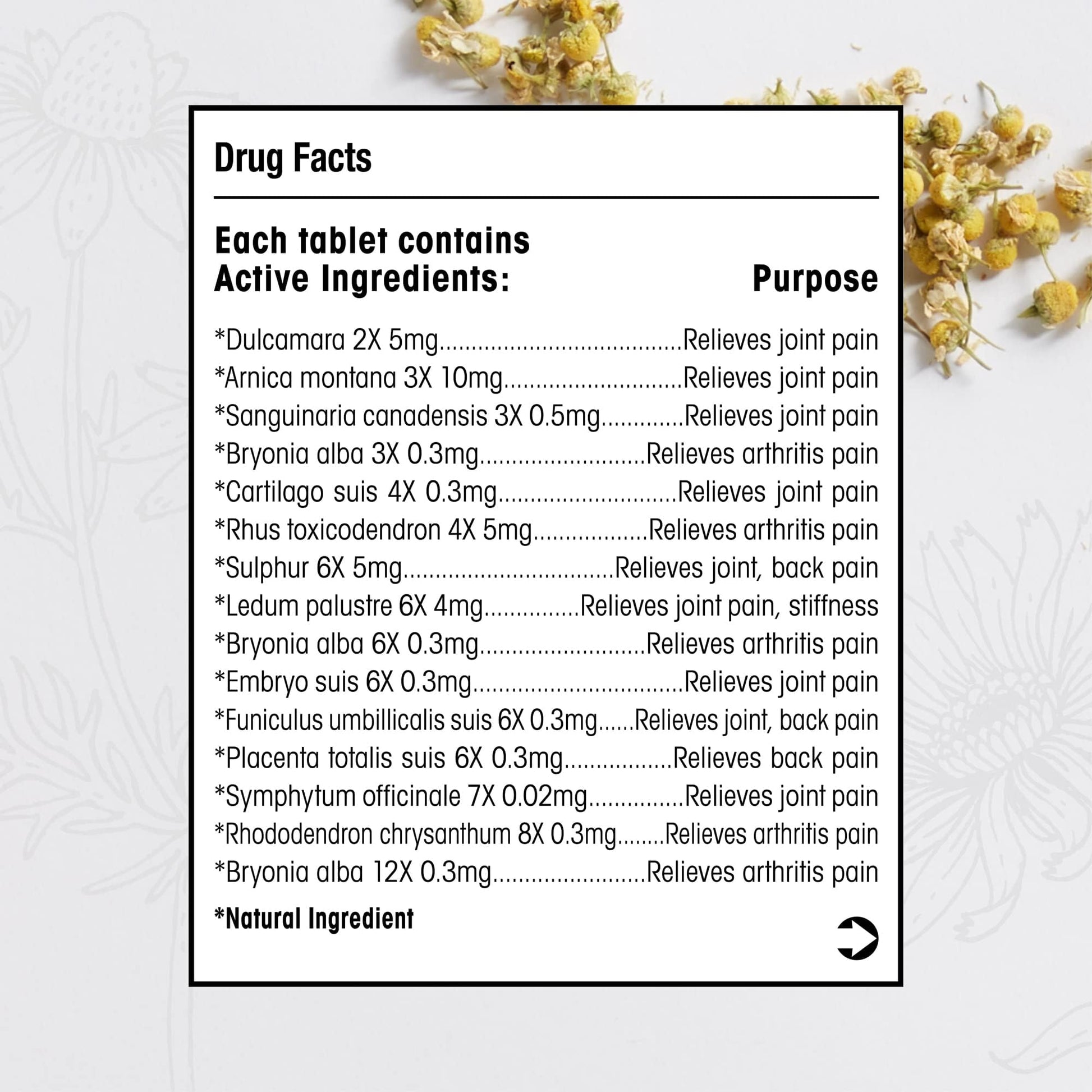 T-Relief Arthritis Arnica +12 Pain Relieving Natural Medicines Help Reduce Soreness Stiffness Aches & Pains in Joints Naturally - 100 Tablets (2 Pack) MediNatura Au supplements